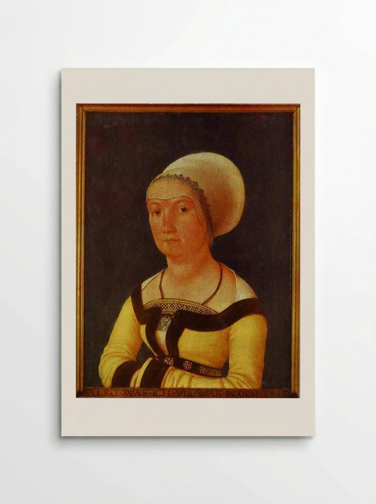 Portrait of a Woman, Aged 34 - Hans Holbein the Younger - Poster