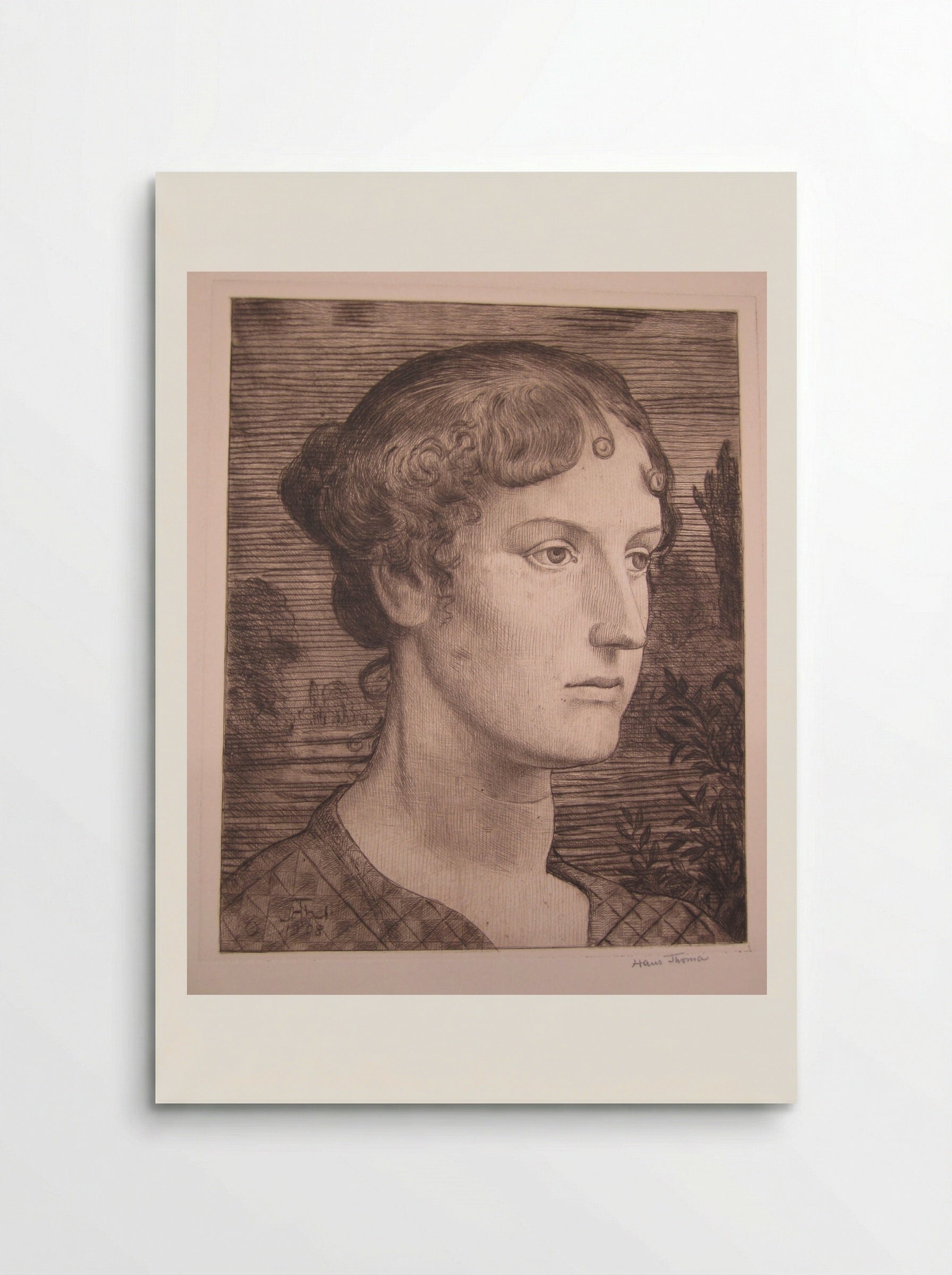 Portrait of a Woman II - Hans Thoma - Poster