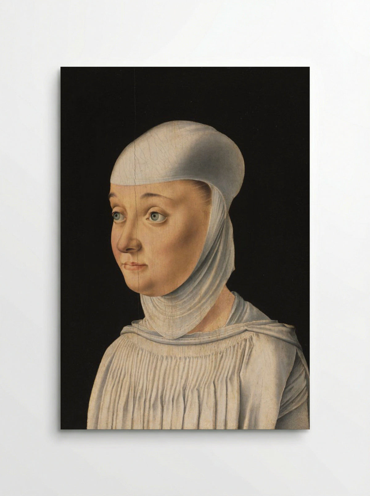 Portrait of a Woman, Possibly a Novice of San Secondo - Jacometto Veneziano - Poster