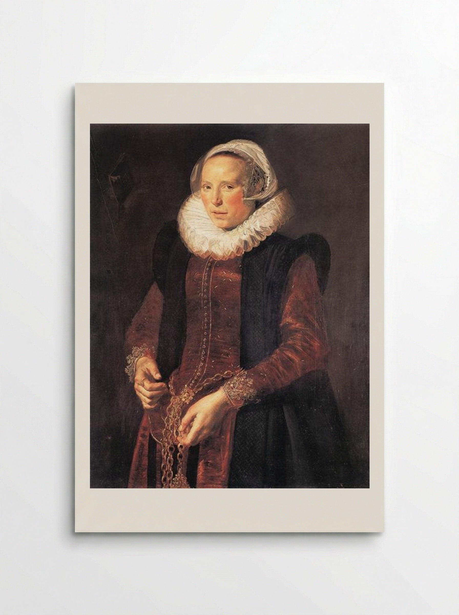 Portrait of a Woman - Frans Hals - Poster