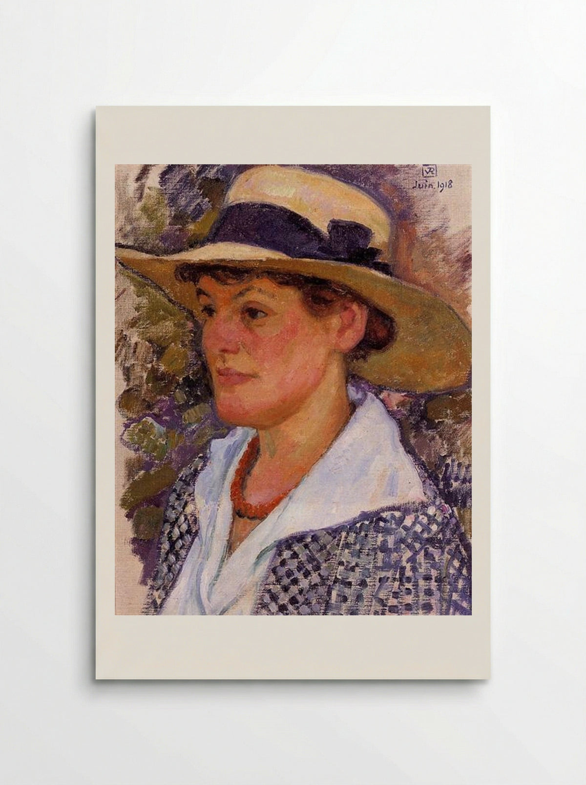 Portrait of a Woman - Théo van Rysselberghe - Poster