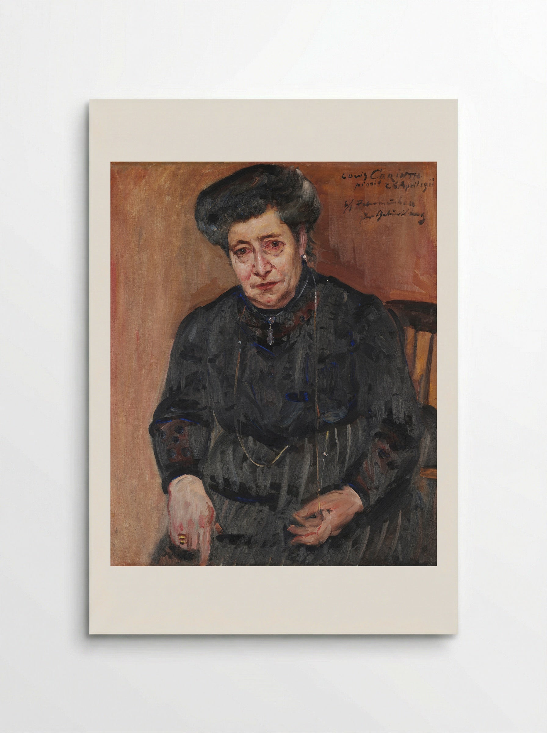 Portrait of a Woman - Lovis Corinth - Poster