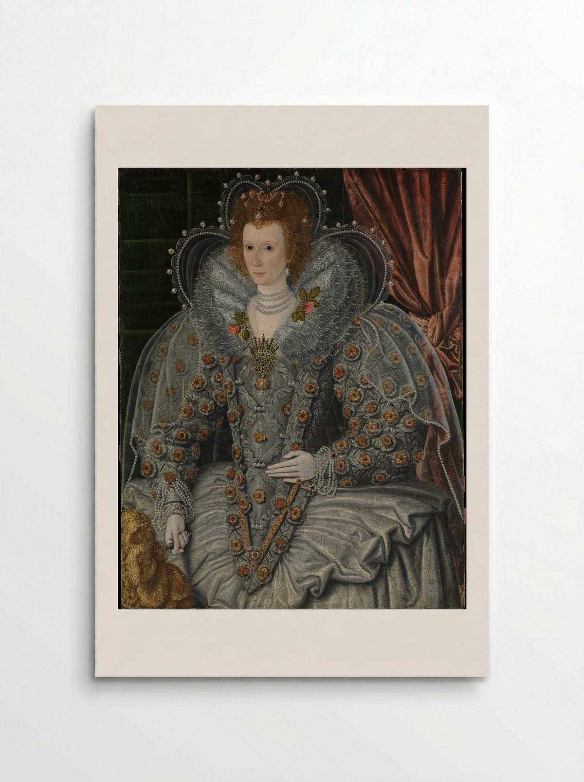Portrait of a Woman - British School - Poster