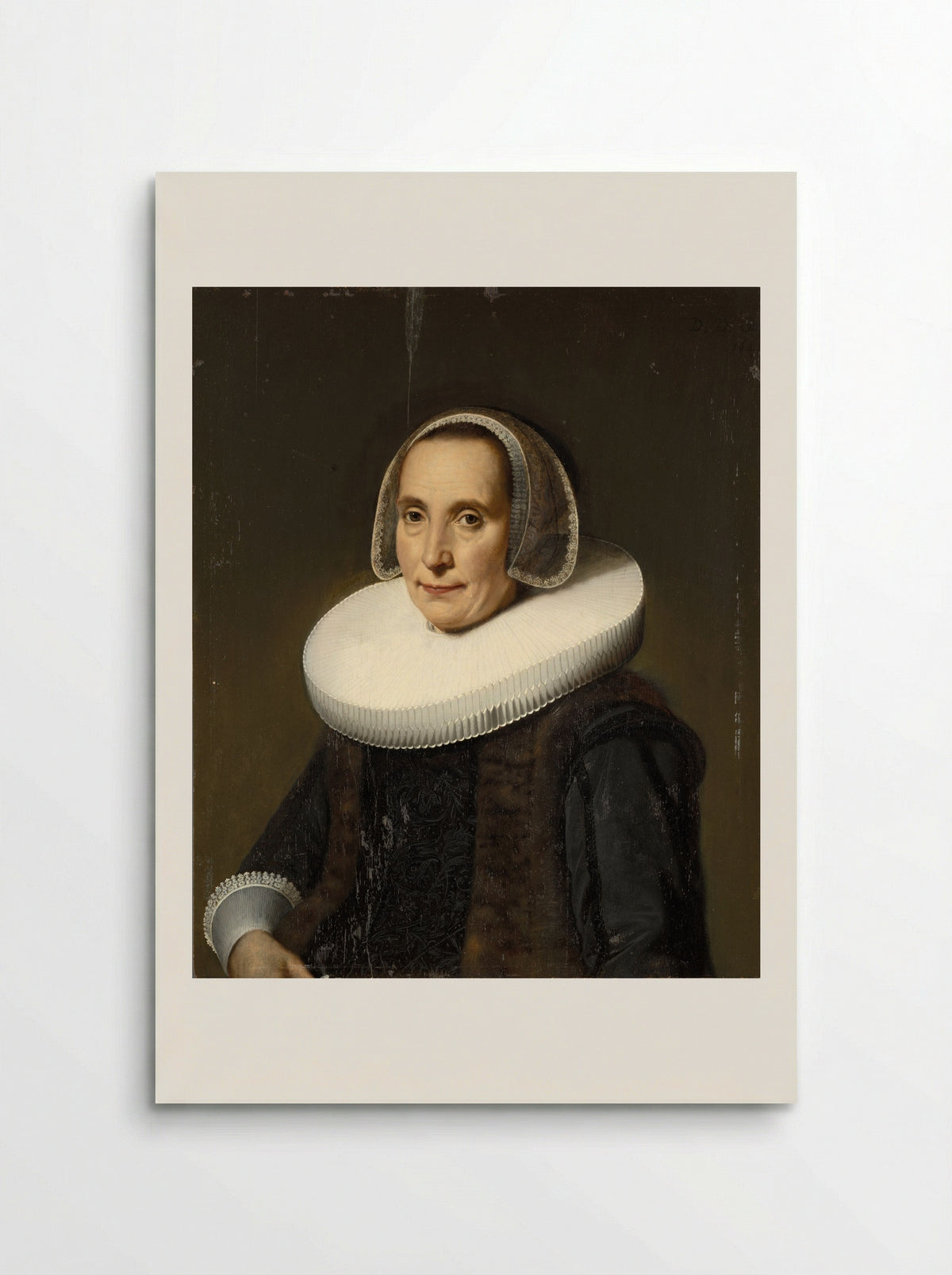 Portrait of a Woman - Dirck Dirckszoon van Santvoort - Poster