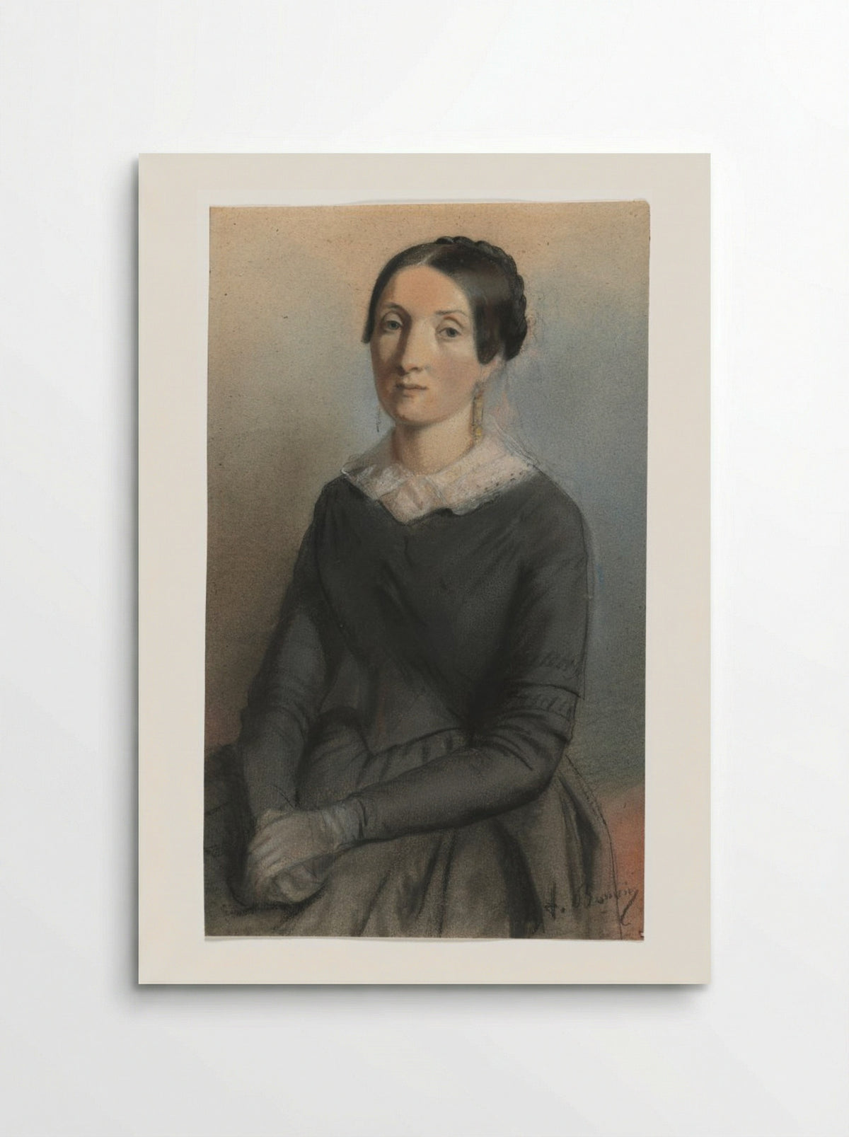 Portrait of a Woman - François Bonvin - Poster