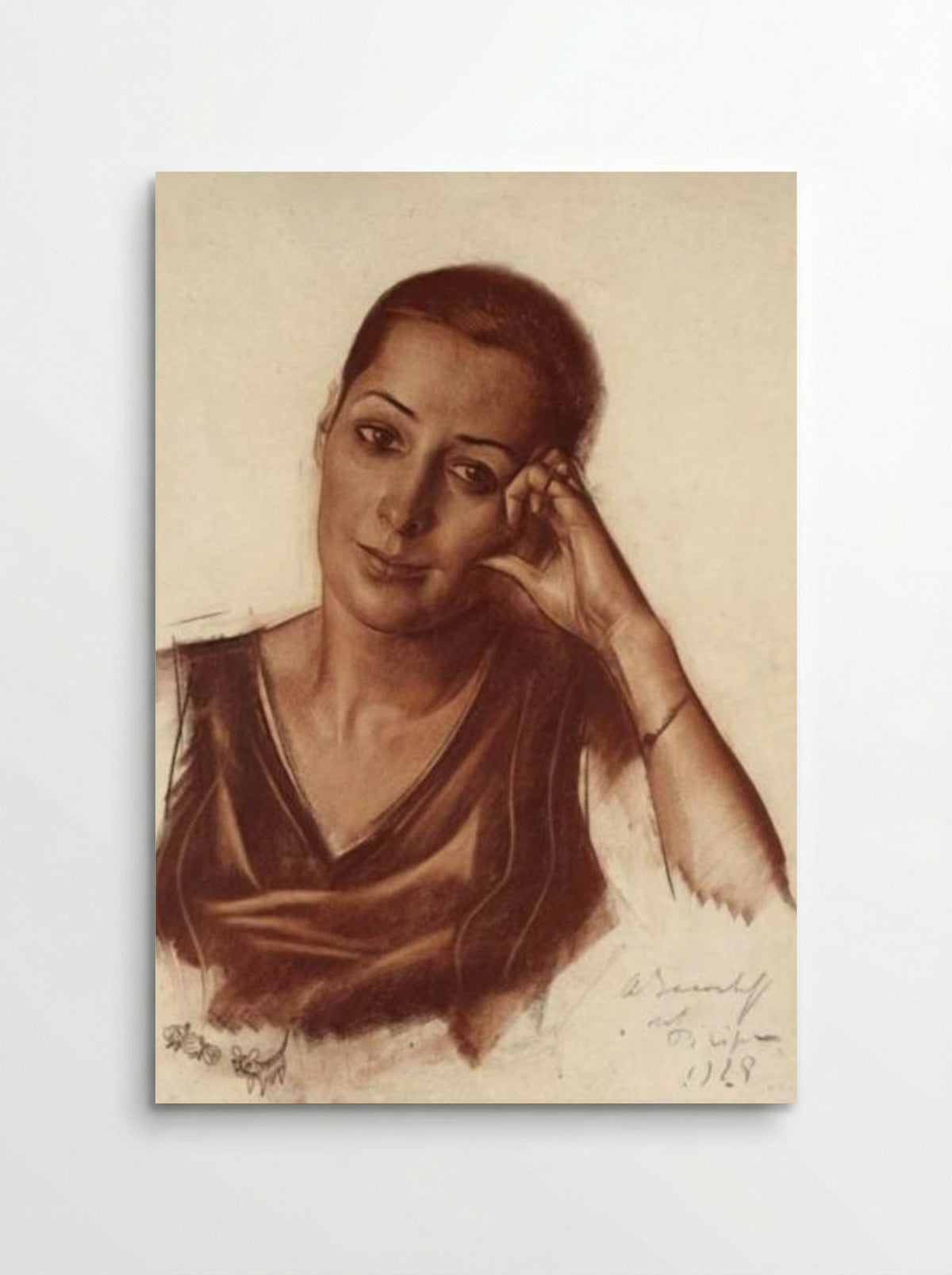 Portrait of a Woman - Alexandre Iacovleff - Poster