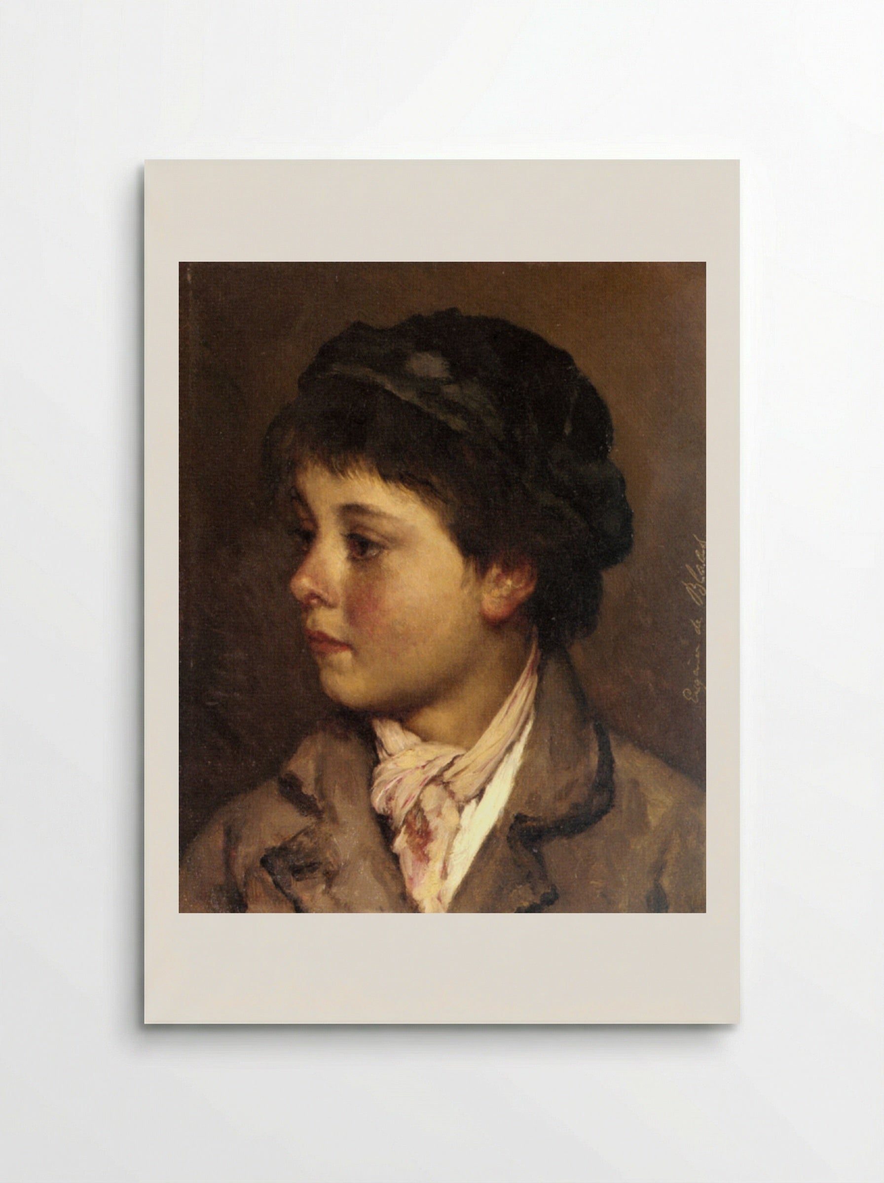 Portrait of a Young Boy - Eugene de Blaas - Poster