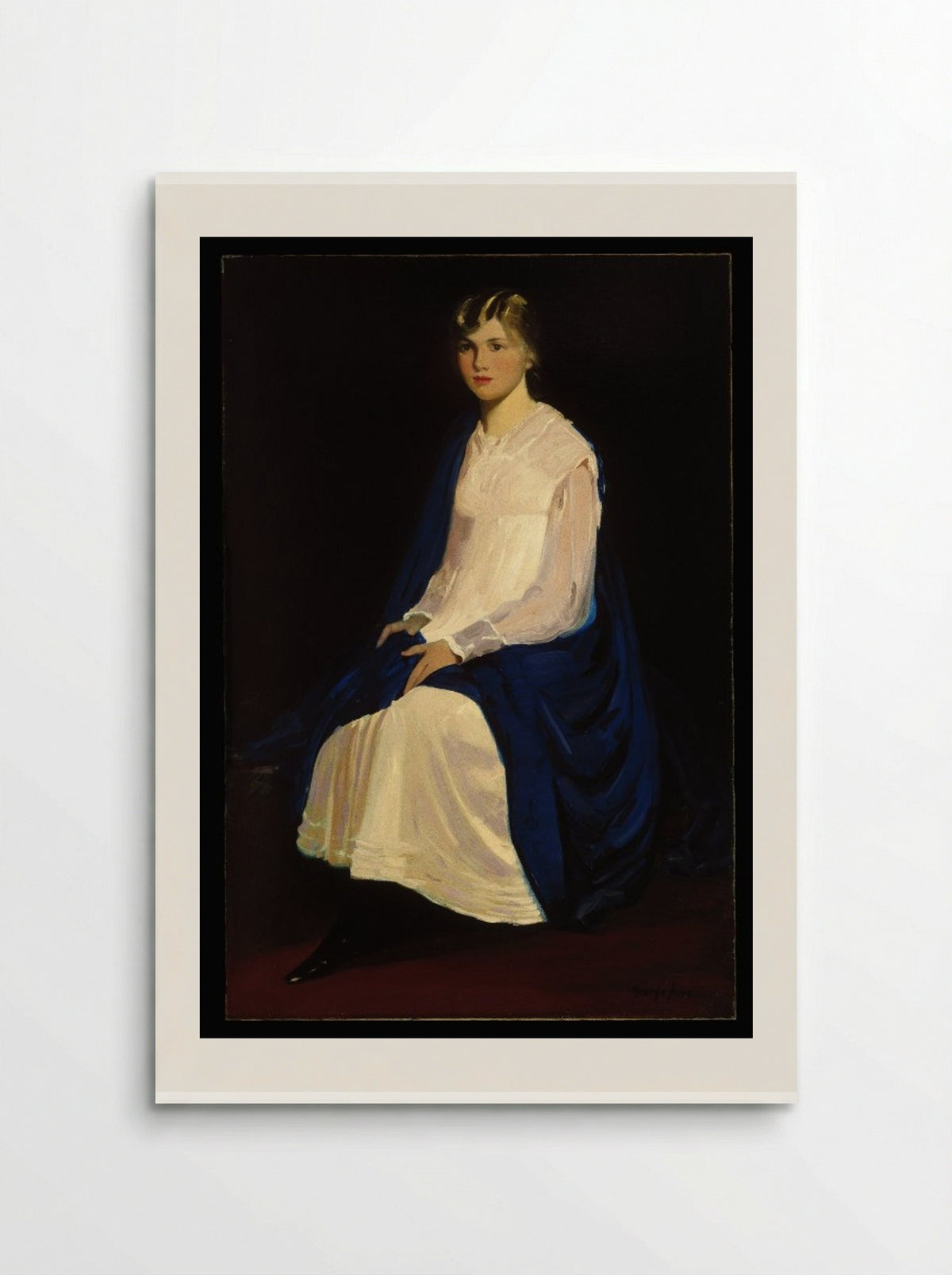 Portrait of a Young Girl (Antoinette Kraushaar) - George Luks - Poster