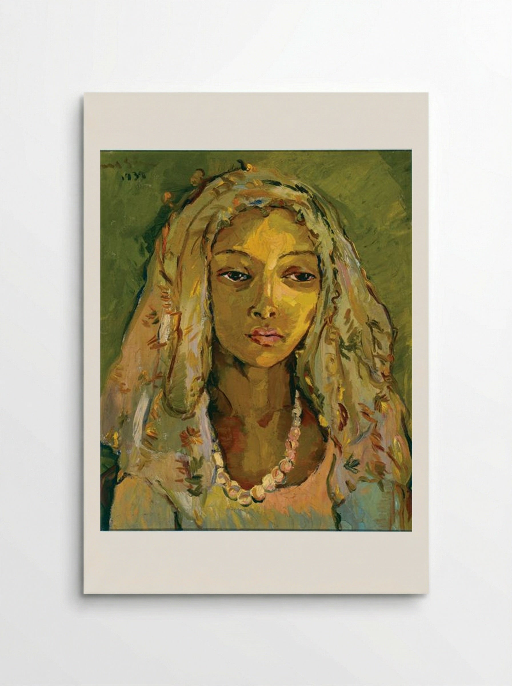 Portrait of a Young Malay Girl - Irma Stern - Poster