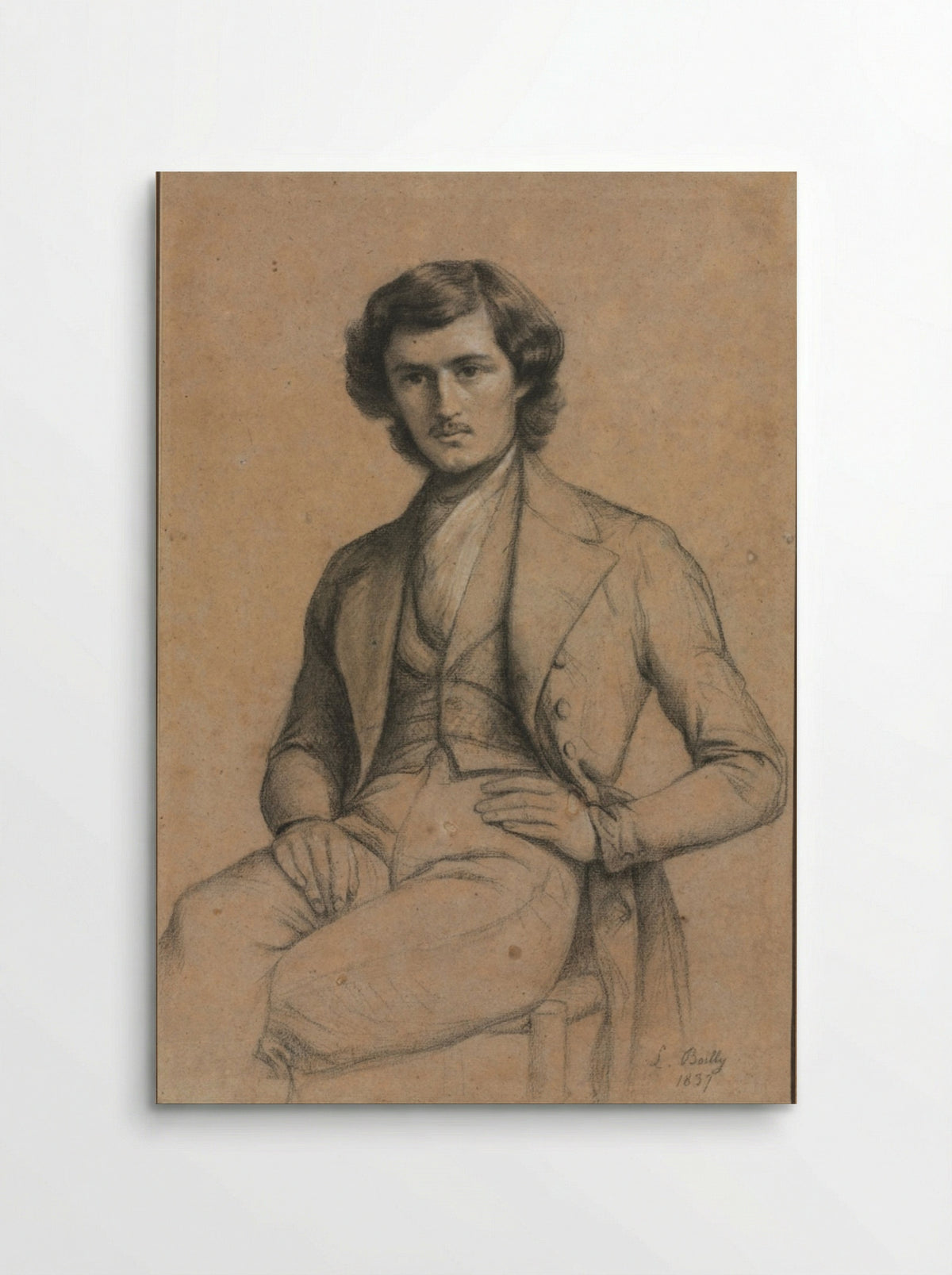 Portrait of a Young Man - Louis Léopold Boilly - Poster