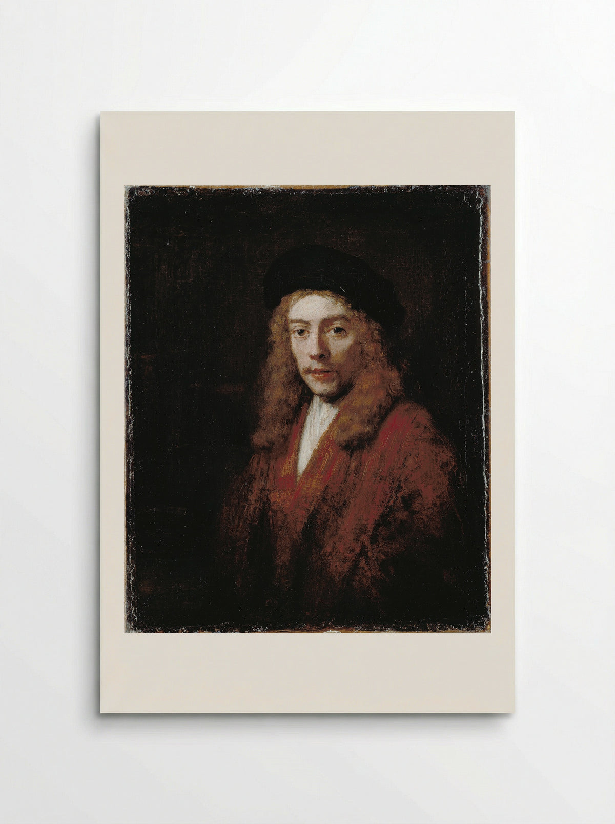 Portrait of a Young Man - Rembrandt van Rijn - Poster