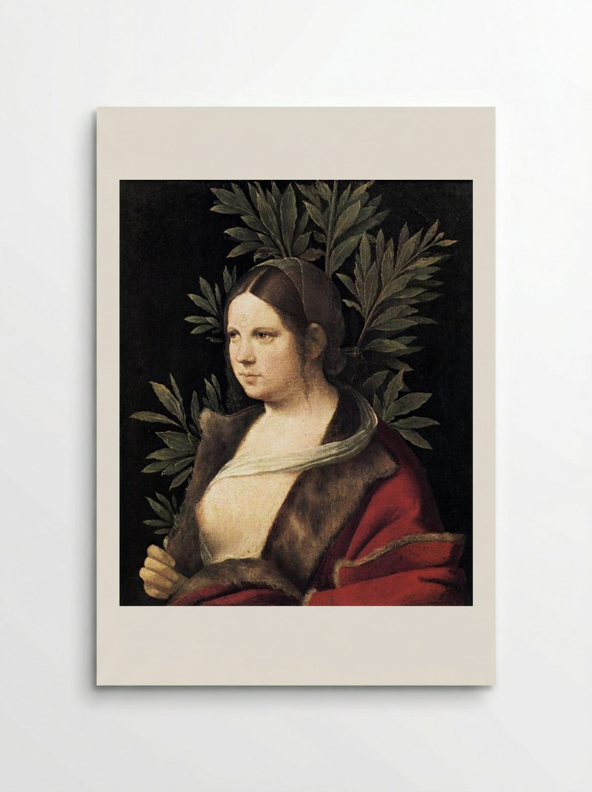 Portrait of a Young Woman (Laura) - Giorgione - Poster