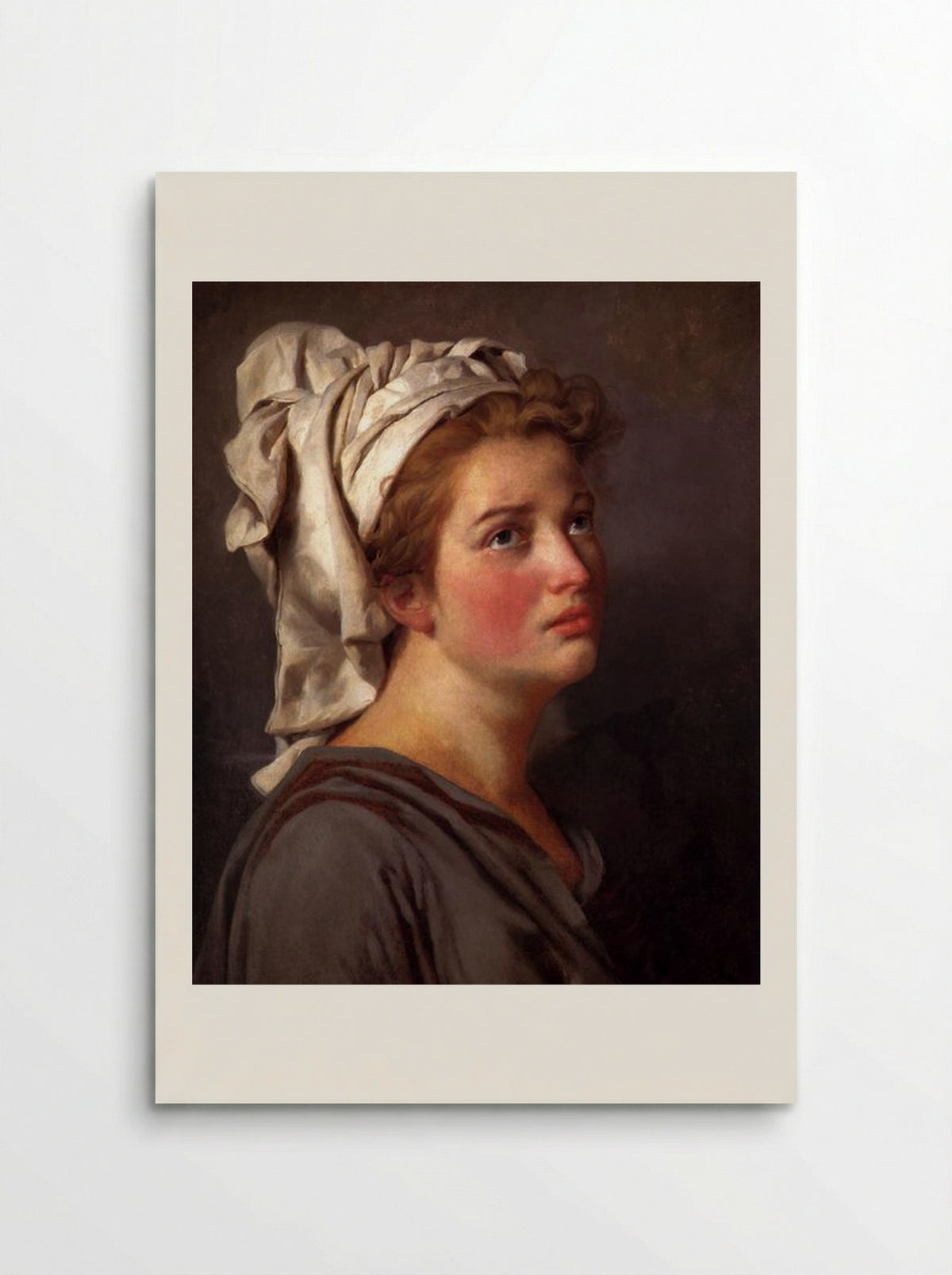 Portrait of a Young Woman in a Turban - Jacques-Louis David - Poster