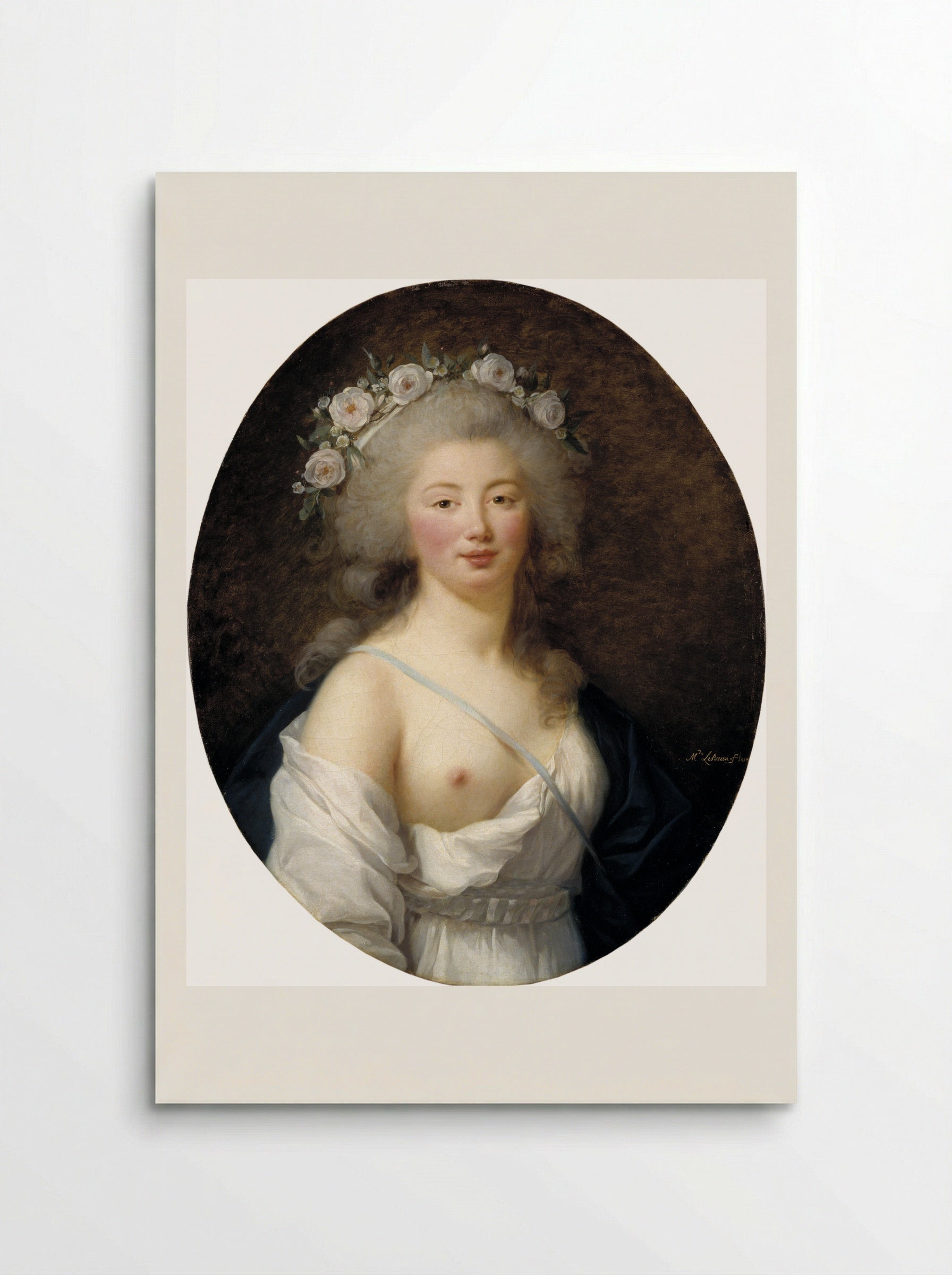 Portrait of a Young Woman - Louise Elisabeth Vigée Le Brun - Poster