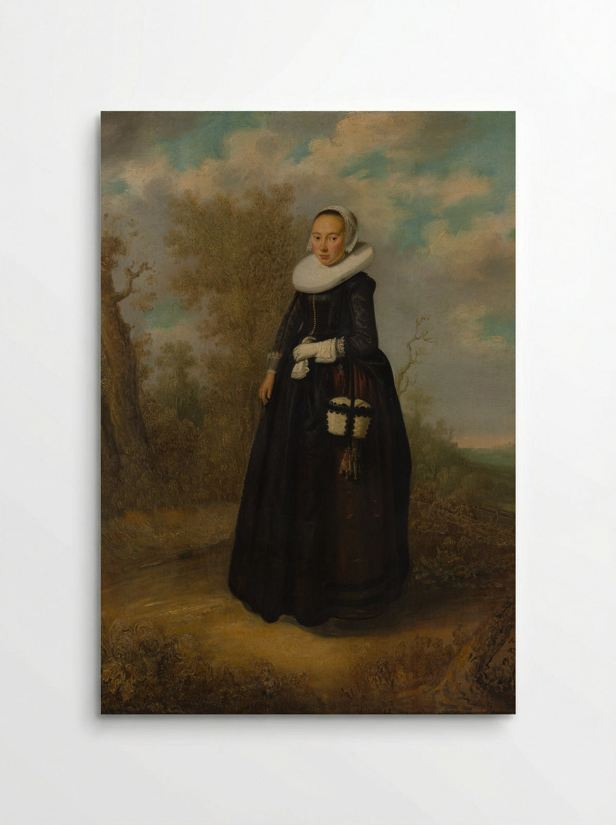 Portrait of a Young Woman - Dutch Painter - Poster