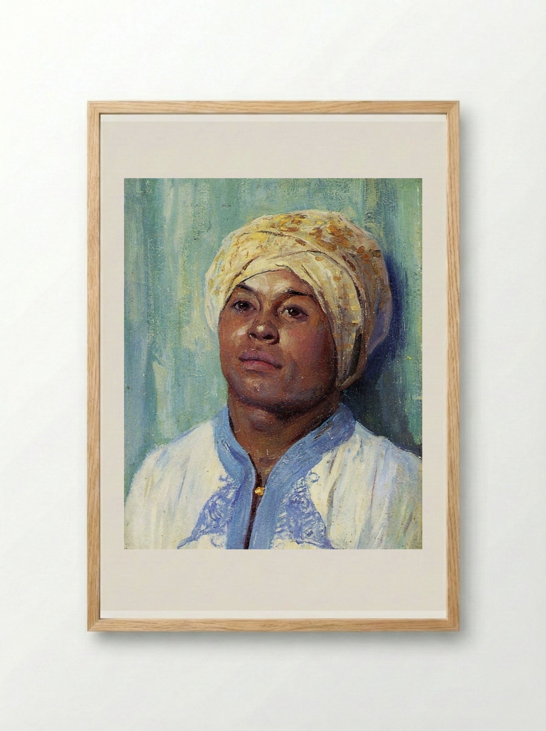 Portrait of an Algerian - Guy Rose - Framed Print Wood