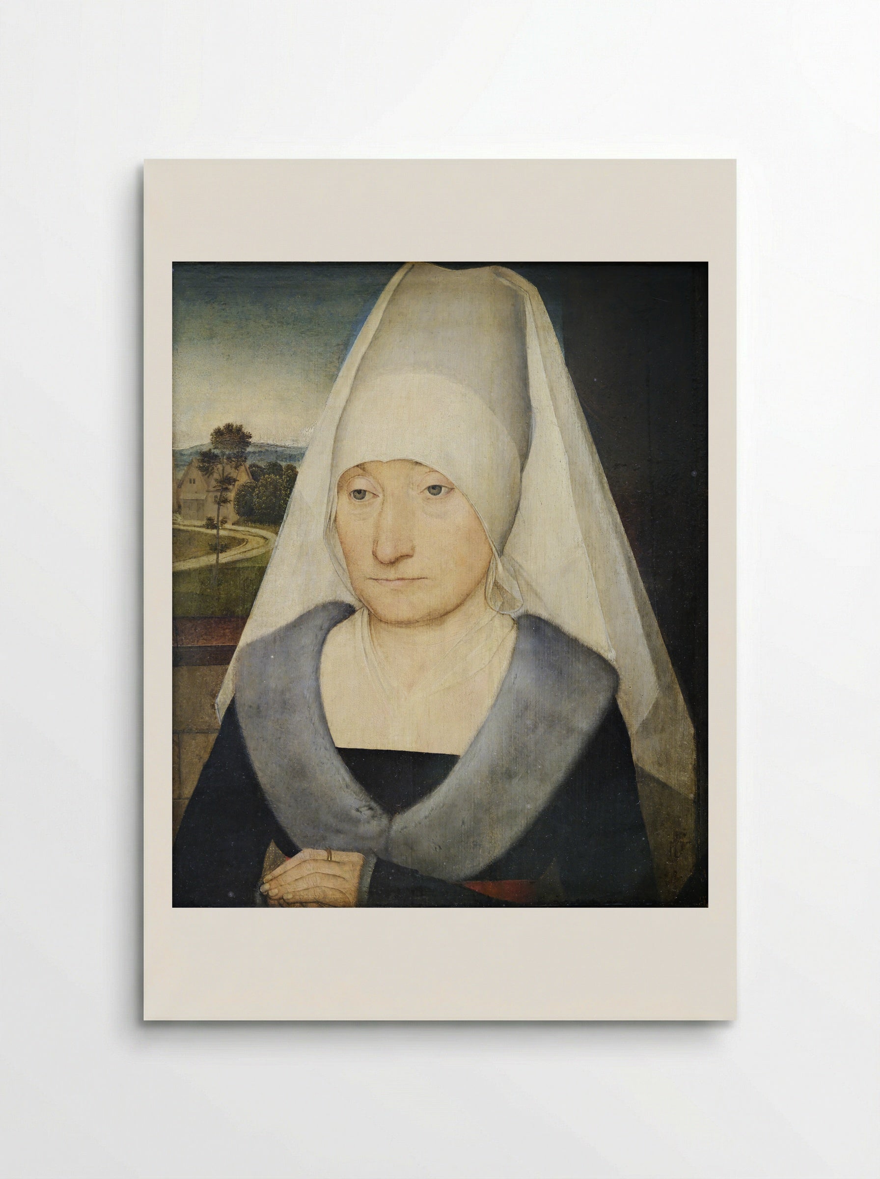 Portrait of an Old Woman - Hans Memling - Poster