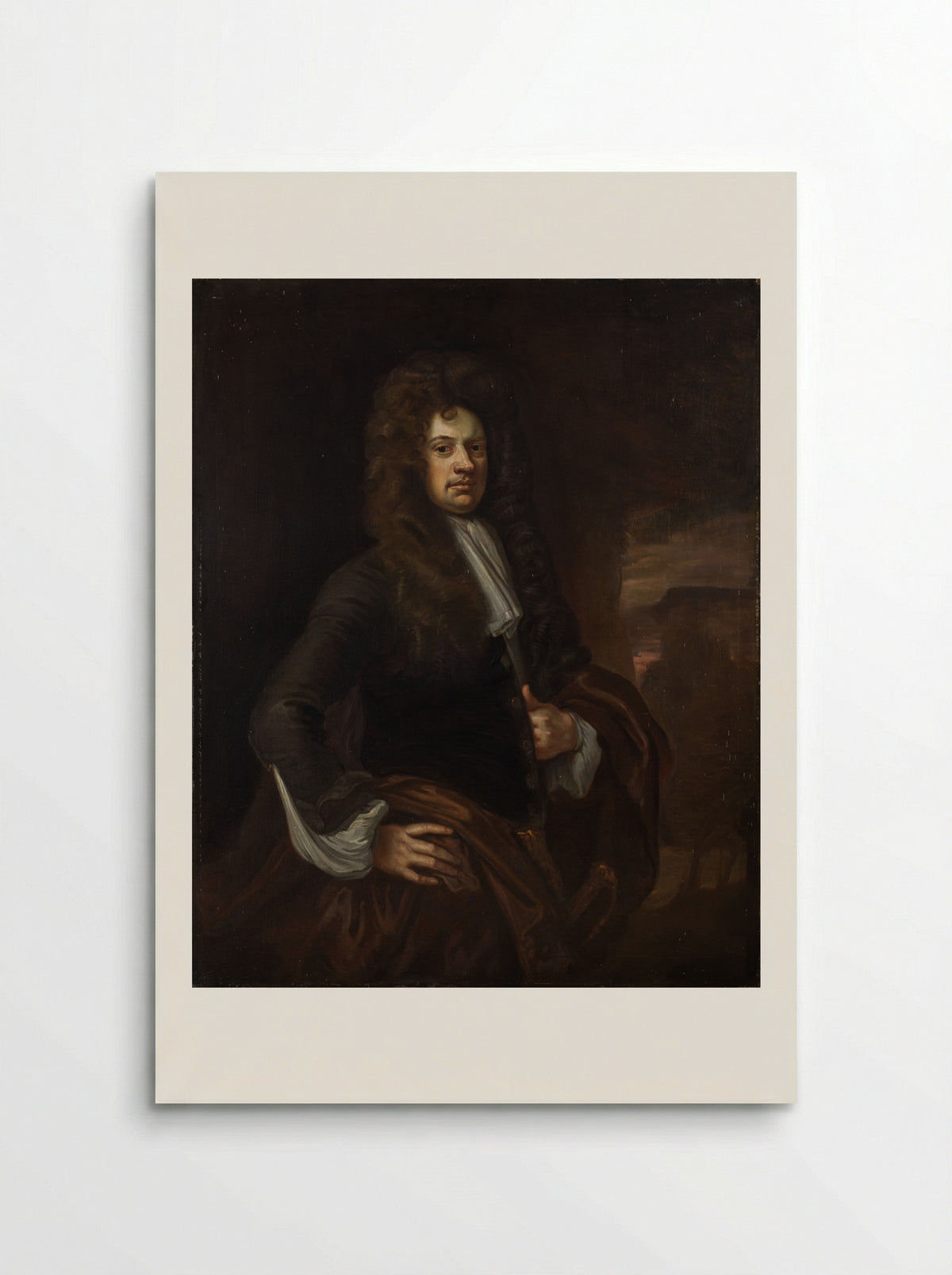 Portrait of an Unknown Boy in Roman Fantasy Costume - Sir Godfrey Kneller - Poster