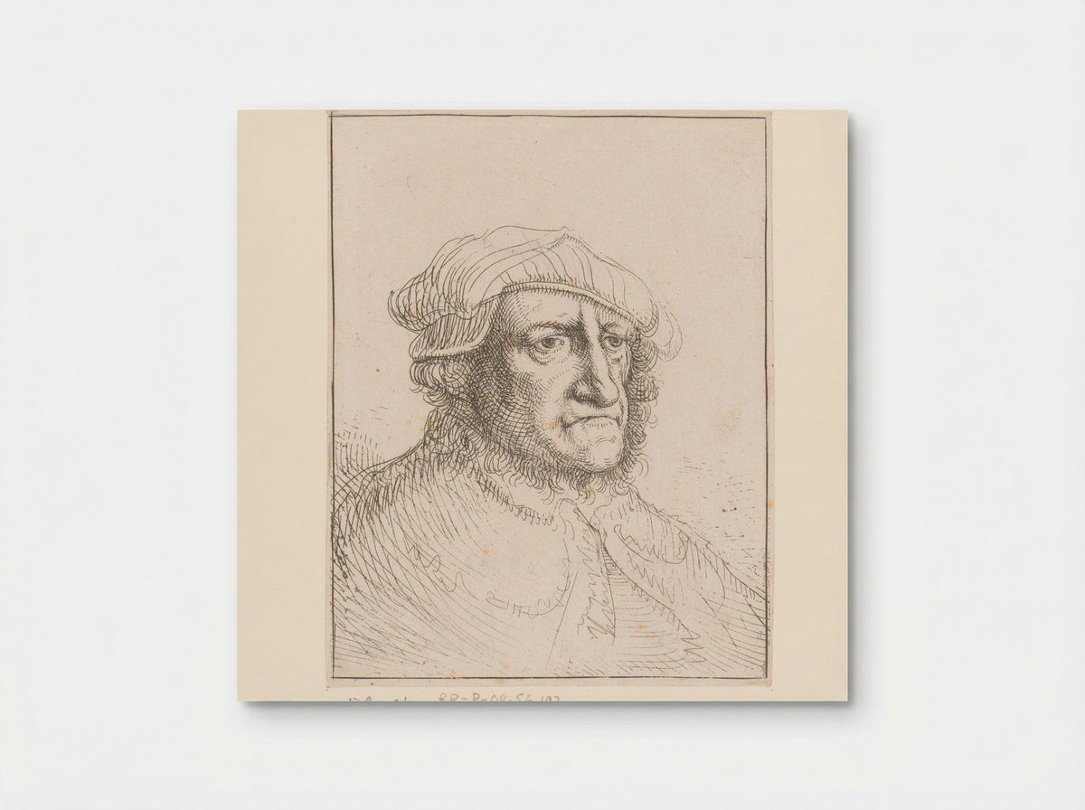 Portrait of an Unknown Man with a Beret - Michael Willmann - Poster