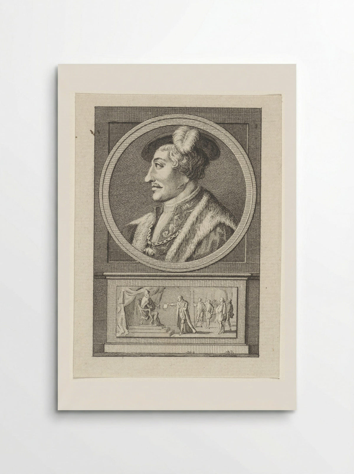 Portrait of an Unknown Man - Reinier Vinkeles - Poster