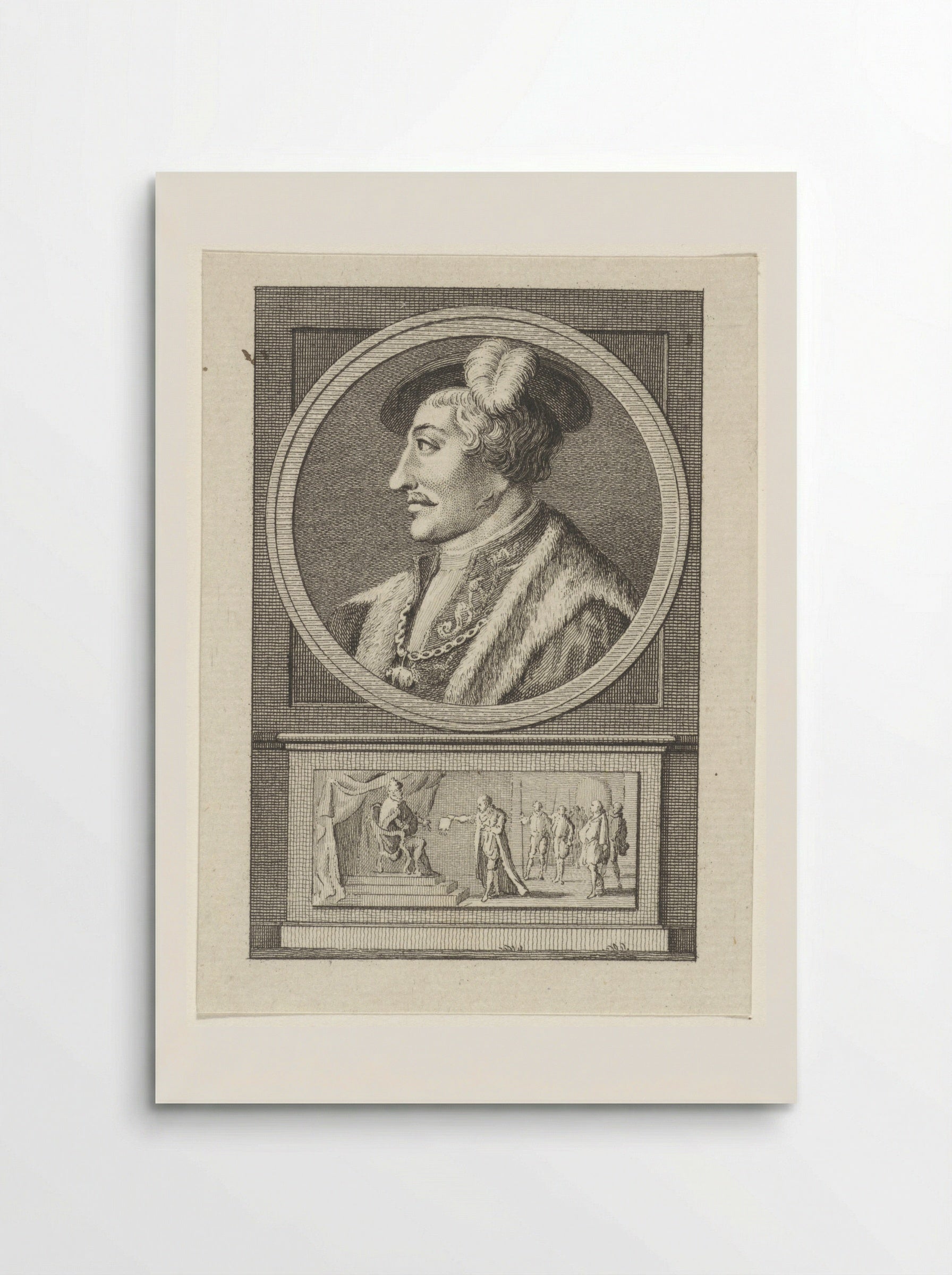 Portrait of an Unknown Man - Reinier Vinkeles - Poster