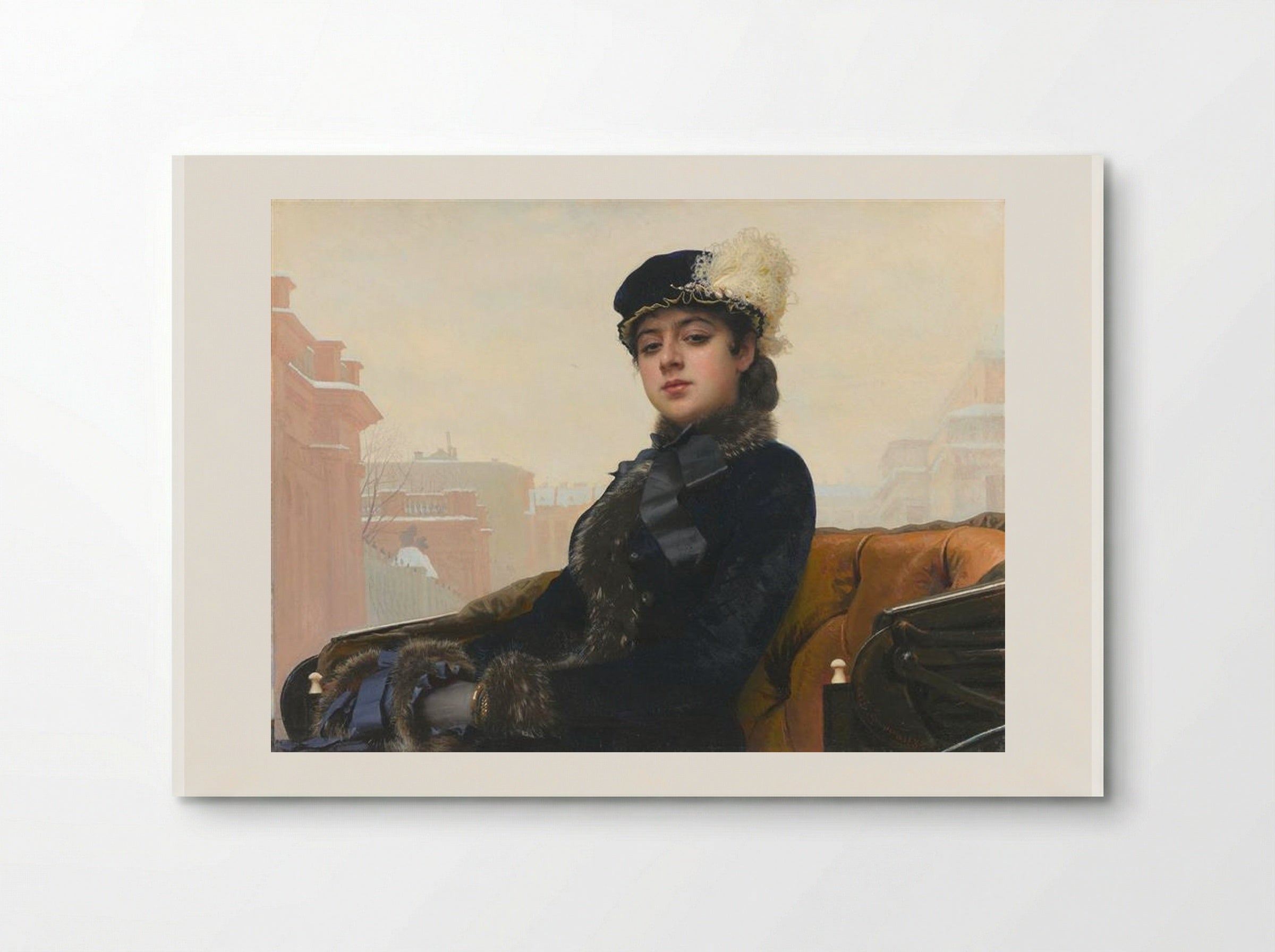 Portrait of an Unknown Woman - Ivan Kramskoy - Poster
