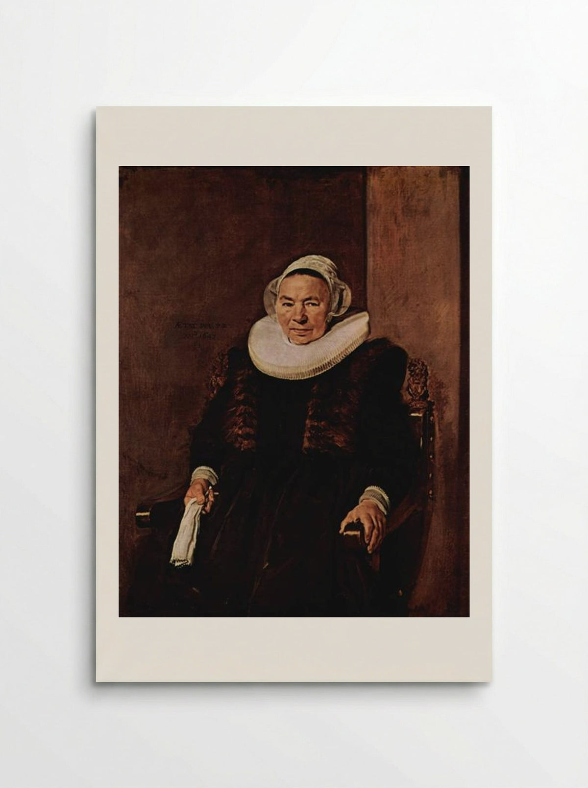 Portrait of an Unknown Woman - Frans Hals - Poster