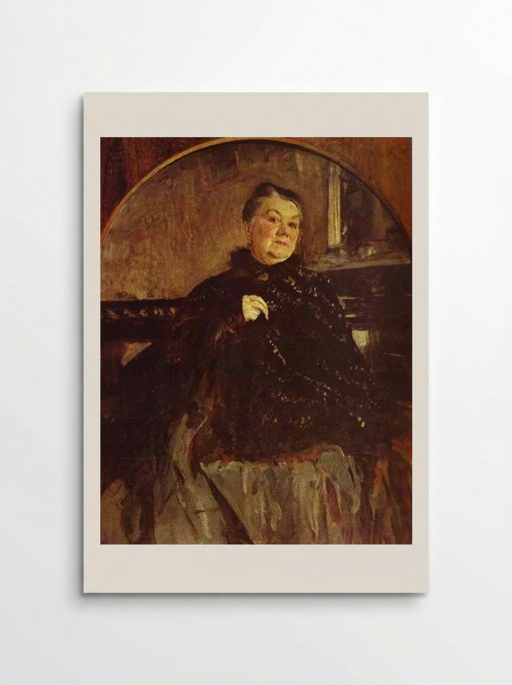 Portrait of the Actress Glikeria Fedotova - Valentin Serov - Poster