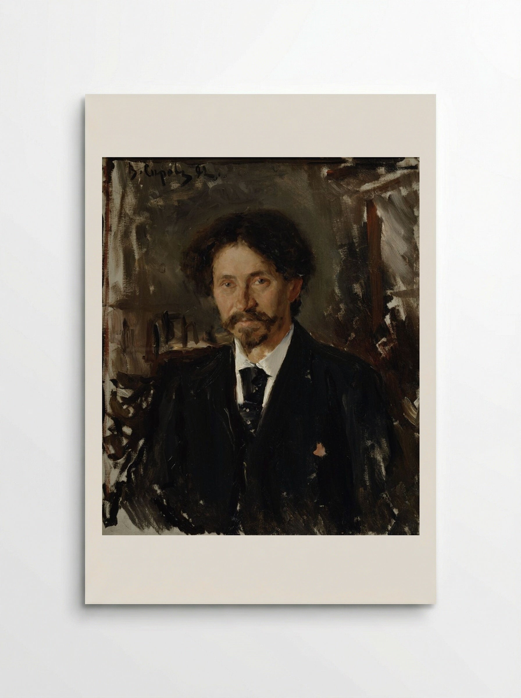 Portrait of the Artist Ilya Repin - Valentin Serov - Poster