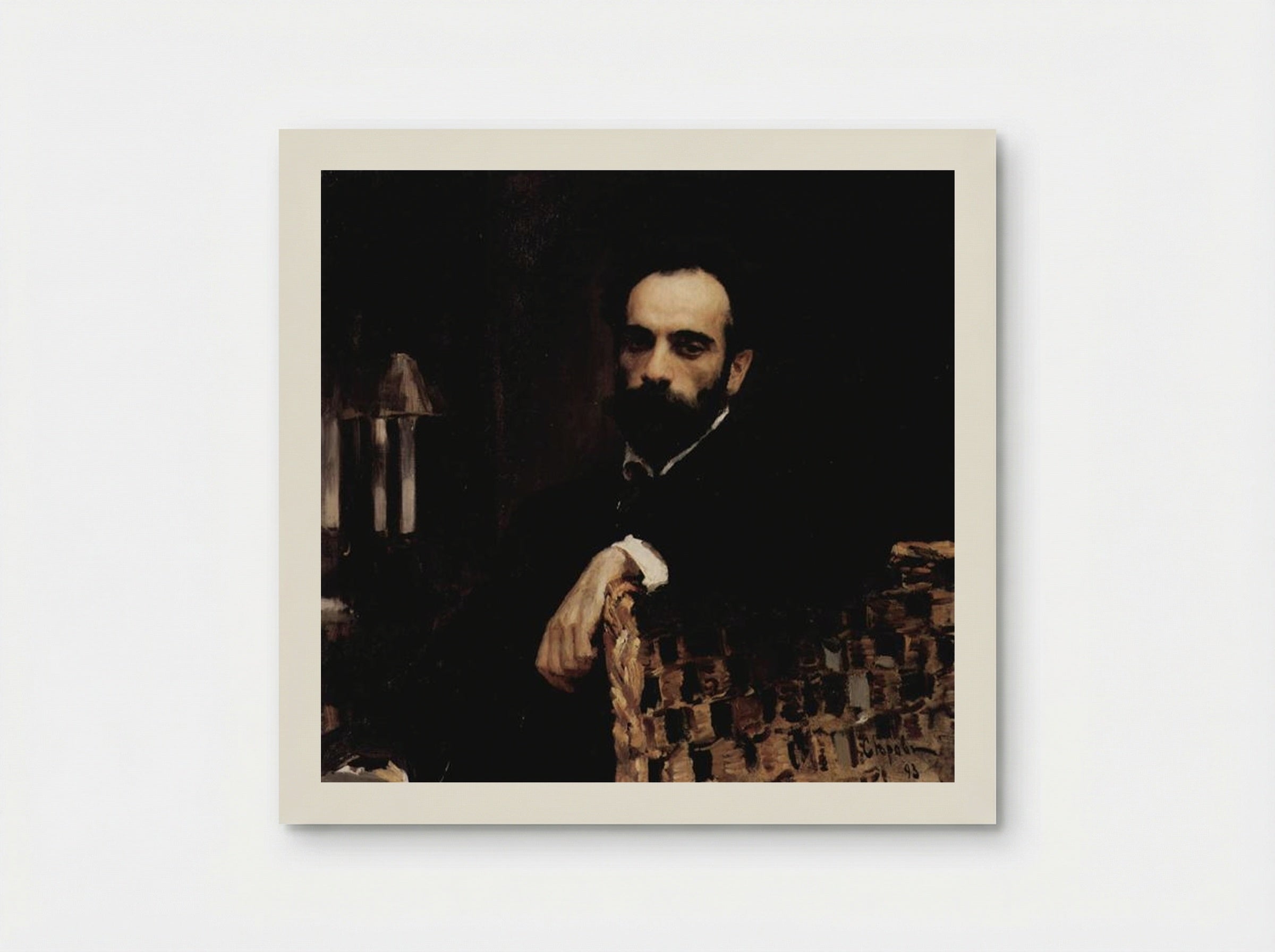 Portrait of the Artist Isaak Ilyich Levitan - Valentin Serov - Poster