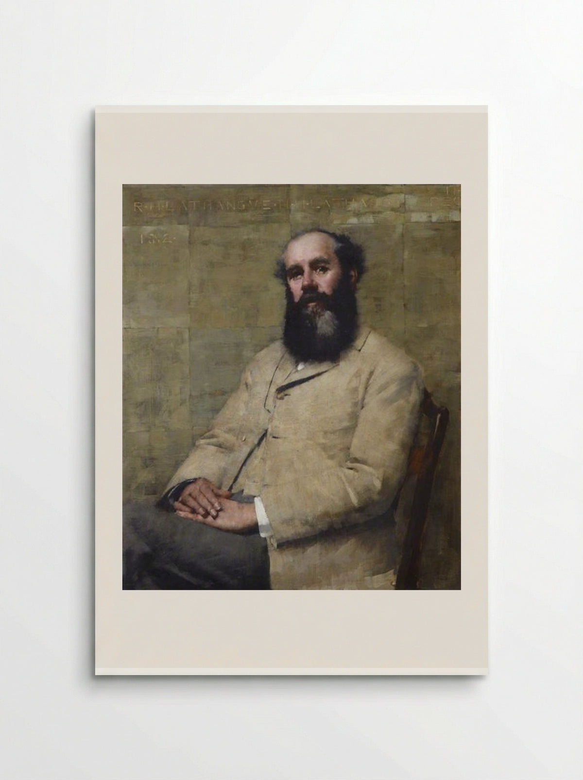 Portrait of the Artist's Father - Henry Herbert La Thangue - Poster