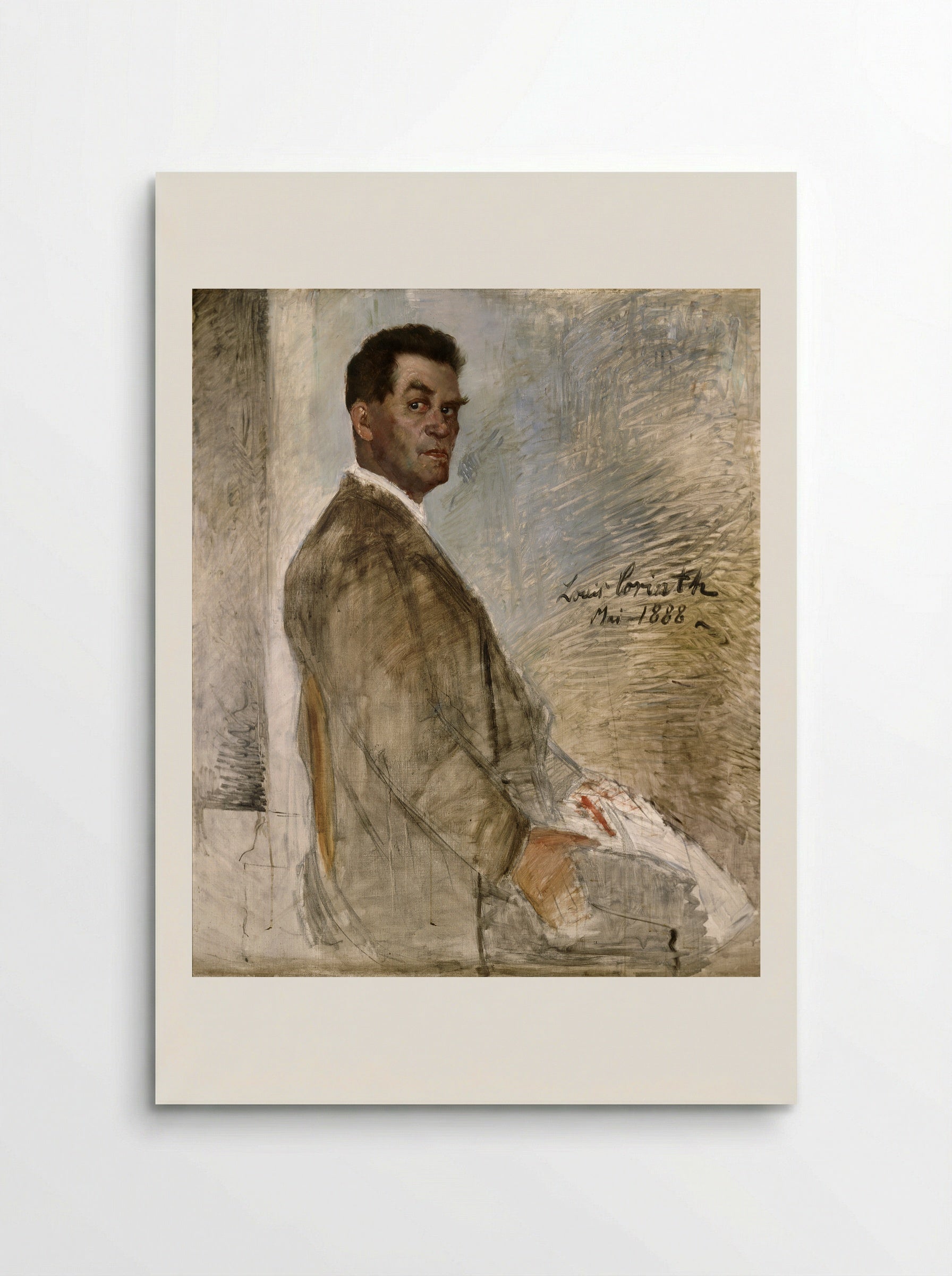 Portrait of the Artist's Father - Lovis Corinth - Poster