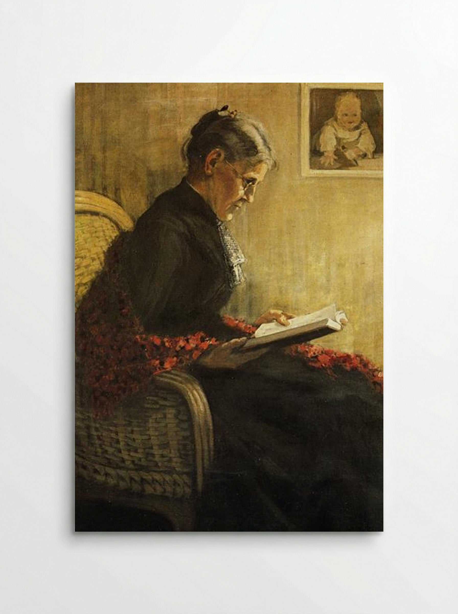 Portrait of the Artist's Mother - Franz Marc - Poster