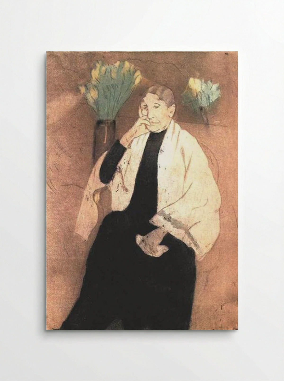 Portrait of the Artist's Mother - Mary Cassatt - Poster