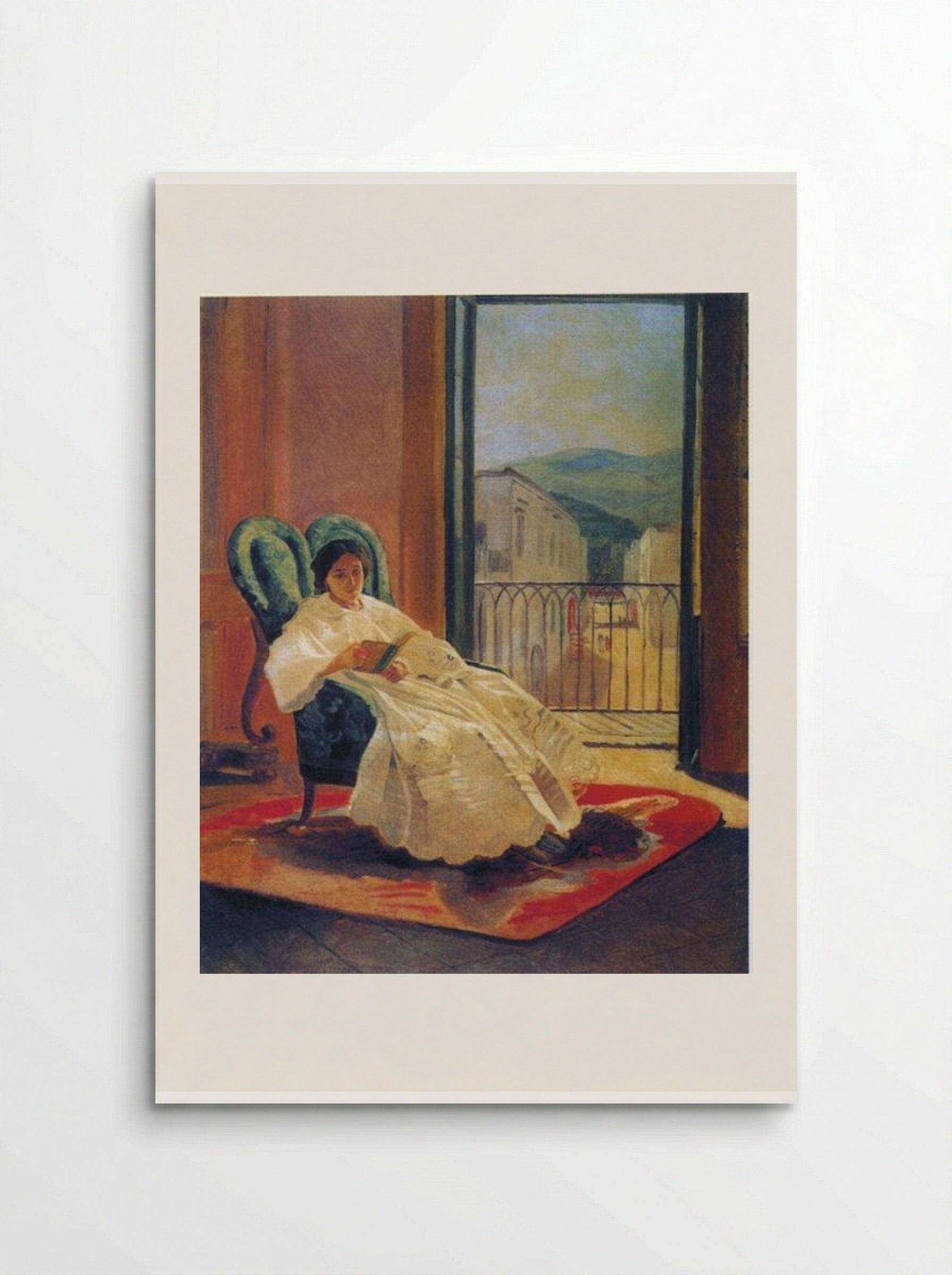 Portrait of the Artist's Wife Anna Ge - Nikolai Ge - Poster