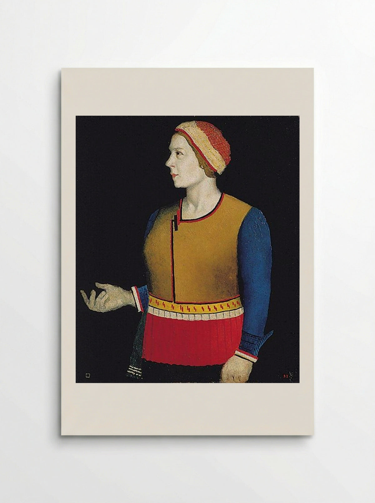 Portrait of the Artist's Wife, N.A. Malevich - Kazimir Malevich - Poster