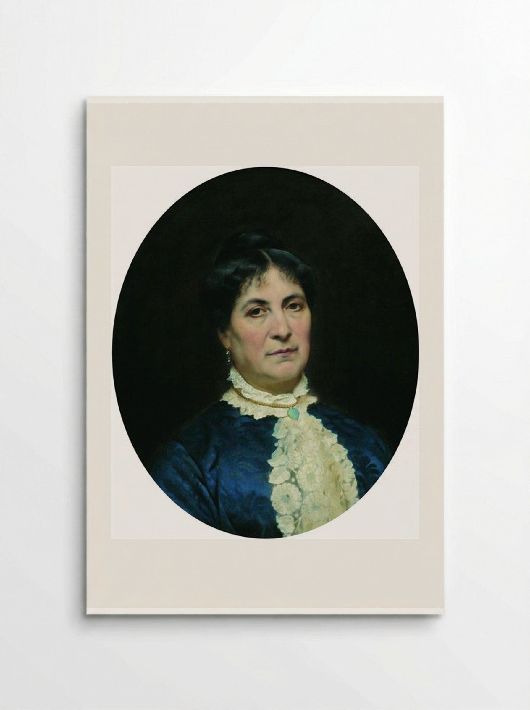Portrait of the Artist's Wife - Fyodor Bronnikov - Poster