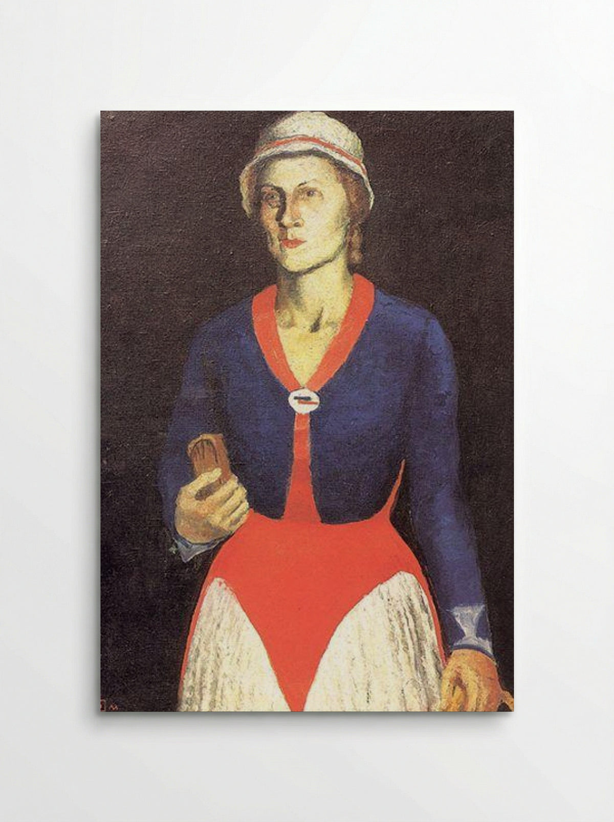 Portrait of the Artist's Wife - Kazimir Malevich - Poster