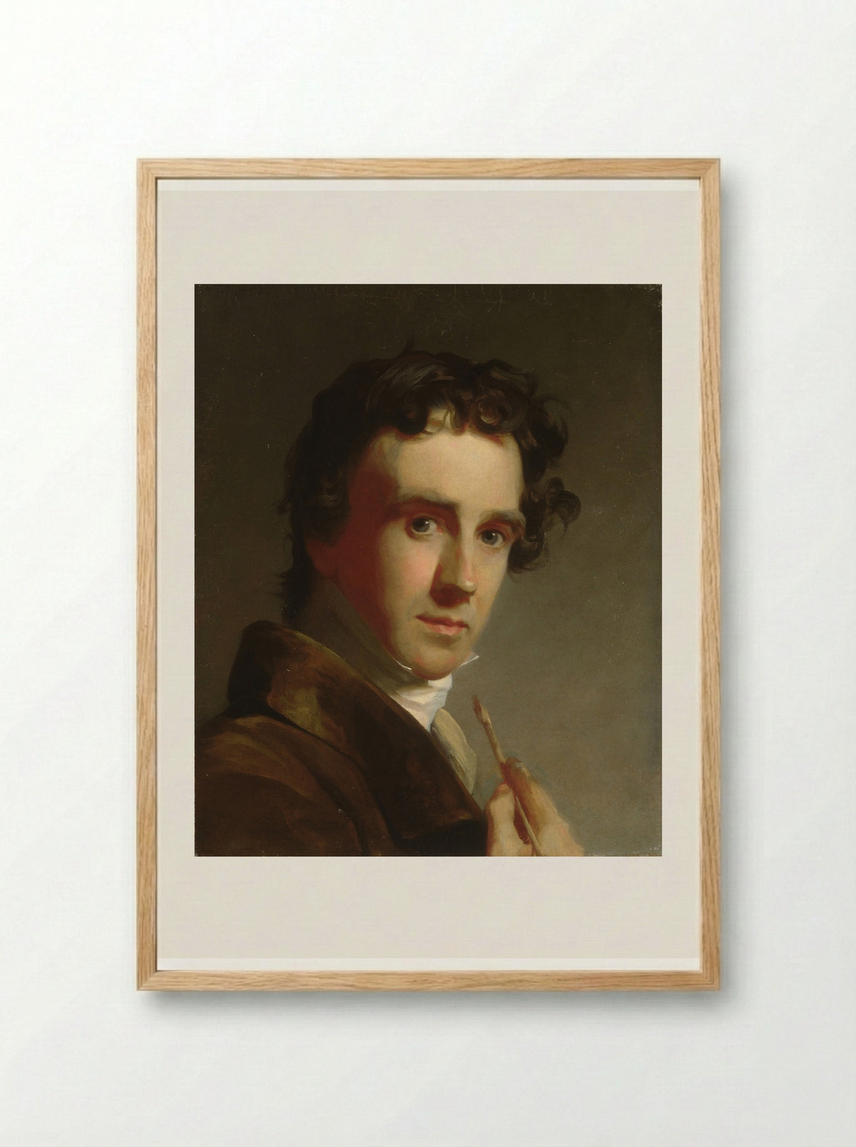 Portrait of the Artist - Thomas Sully - Framed Print Wood
