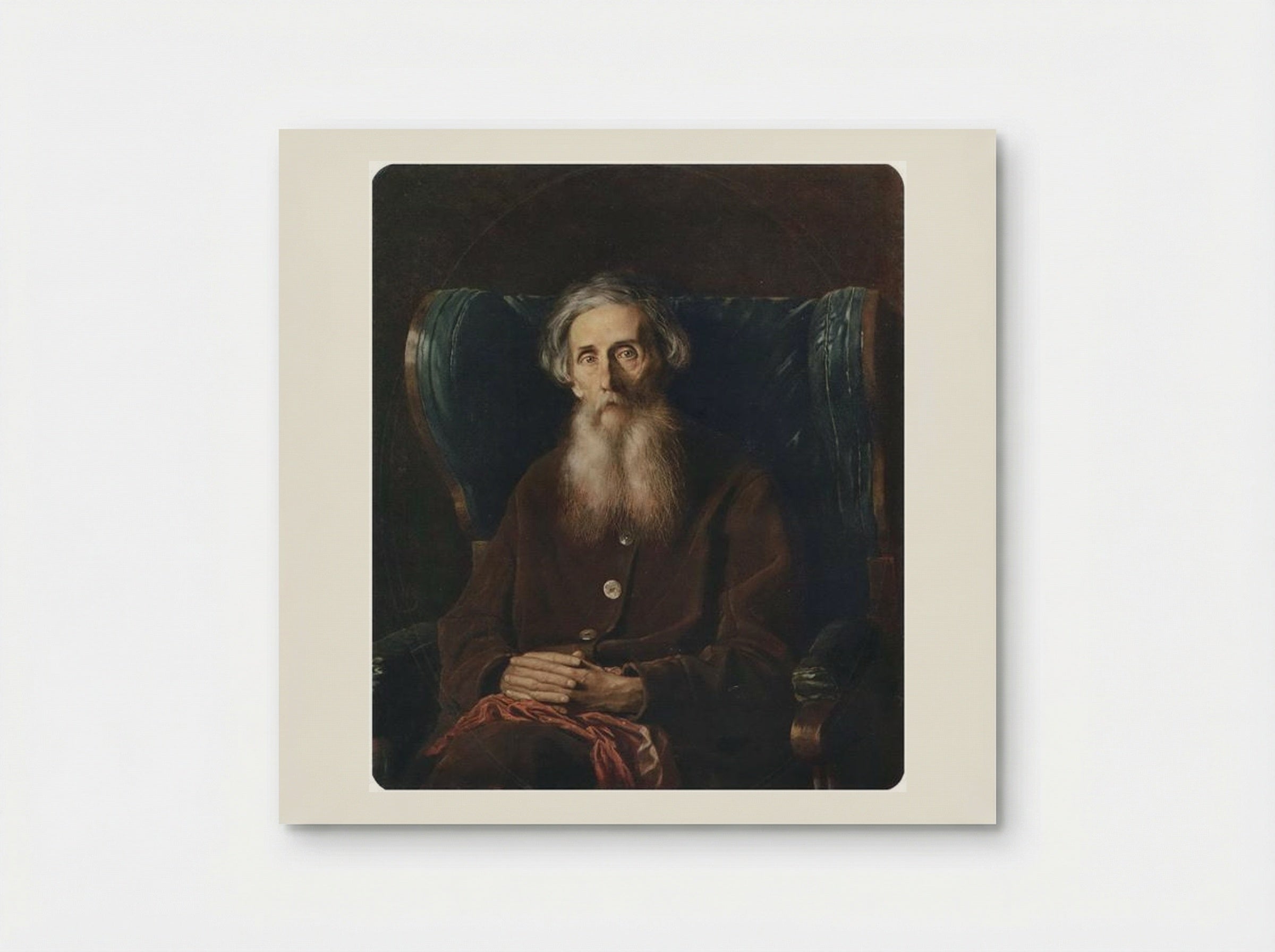 Portrait of the Author Vladimir Dahl - Vasily Perov - Poster