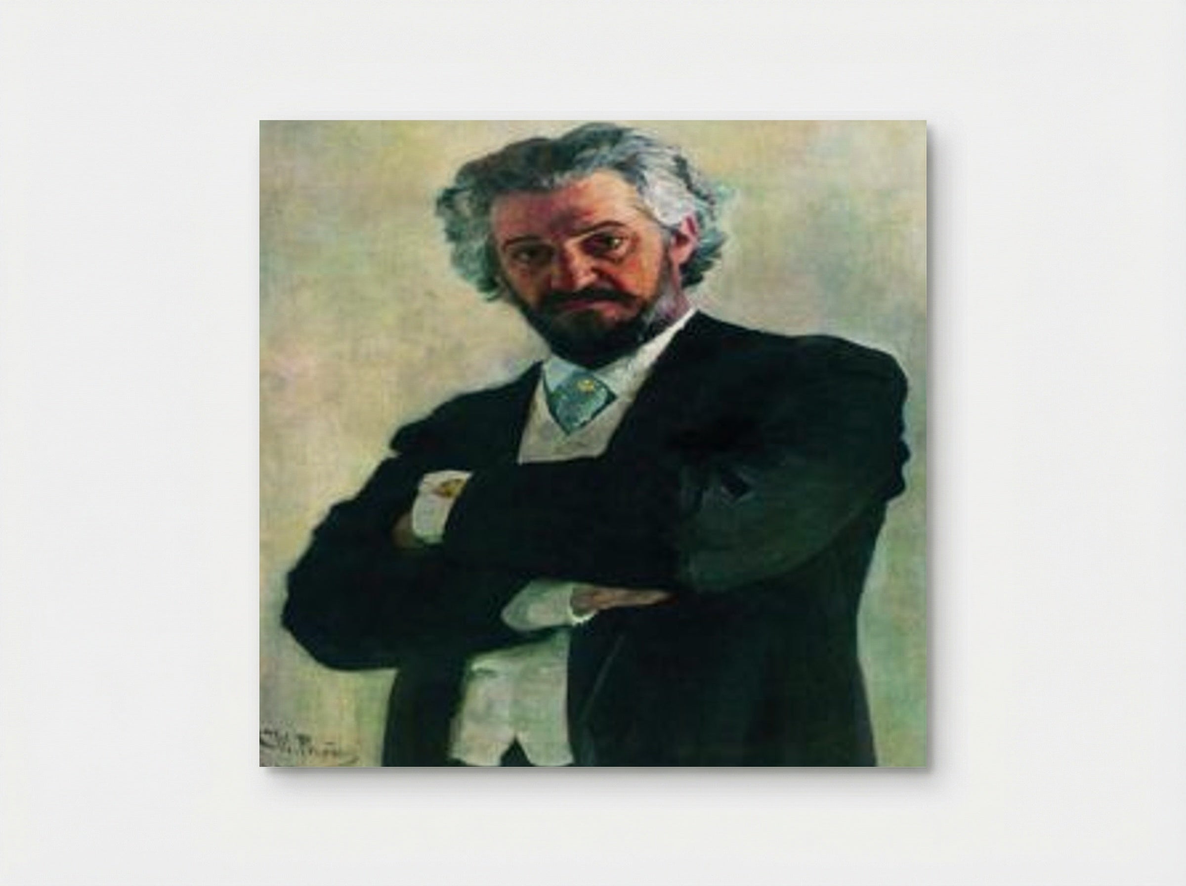 Portrait of the Cellist Alexander Verzhbilovich - Ilya Repin - Poster