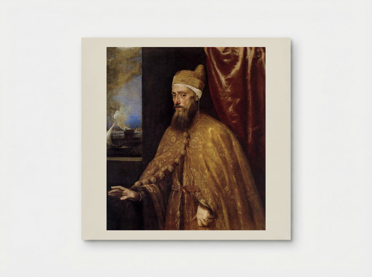 Portrait of the Doge Francesco Venier - Titian - Poster