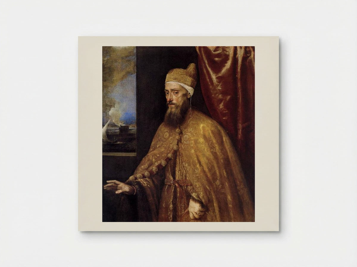 Portrait of the Doge Francesco Venier - Titian - Poster