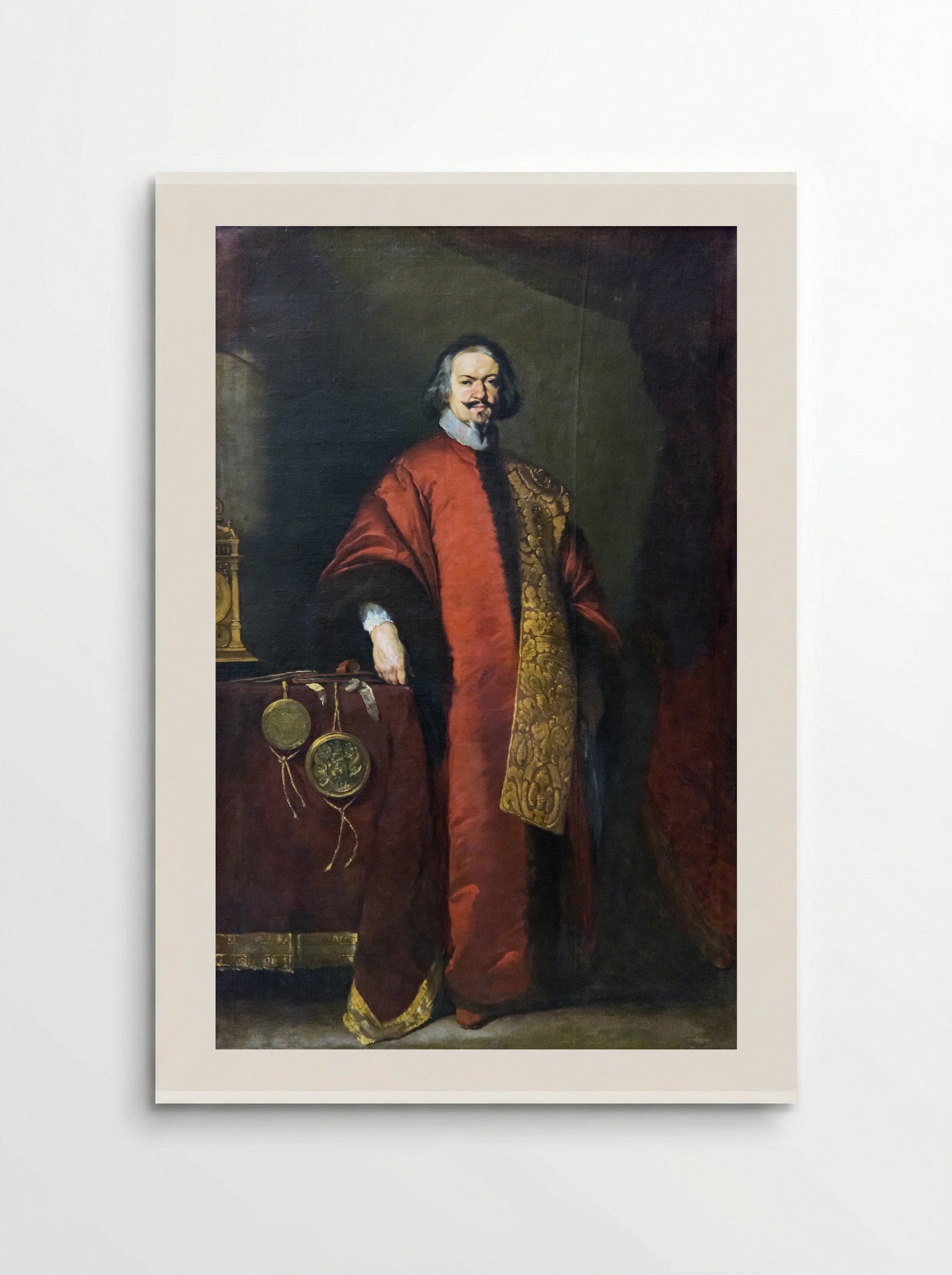 Portrait of the Knight Giovanni Grimani - Bernardo Strozzi - Poster