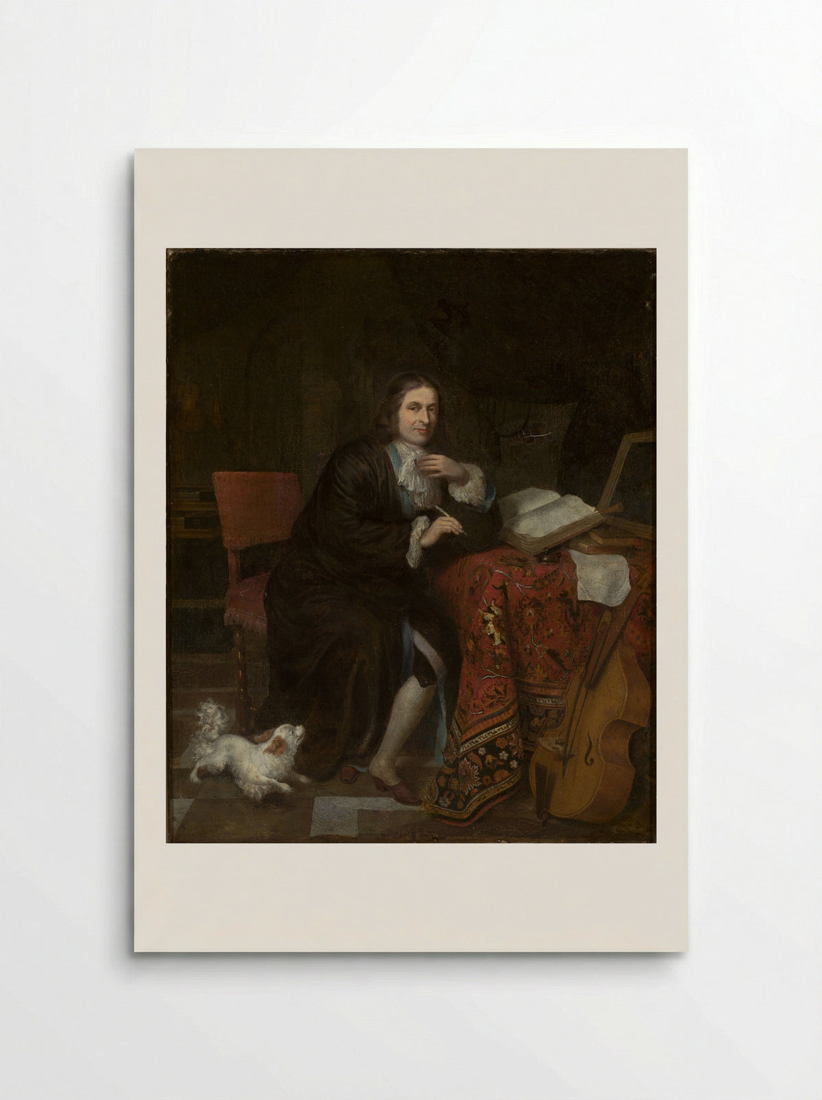 Portrait of the Minister Josias van der Kapelle - Thomas van der Wilt - Poster