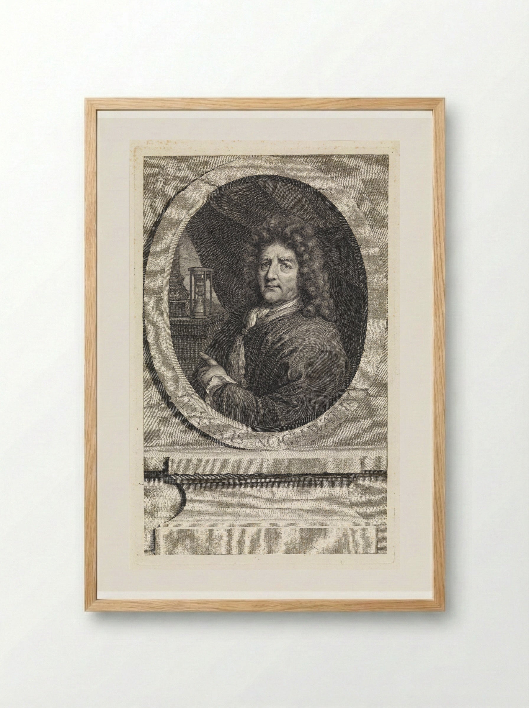 Portrait of the Painter Barend Graat - Matthijs Pool - Framed Print Wood