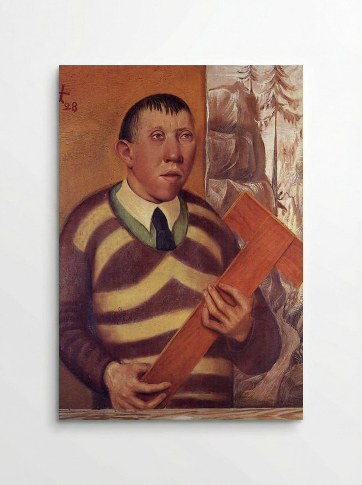 Portrait of the Painter Franz Radziwill - Otto Dix - Poster