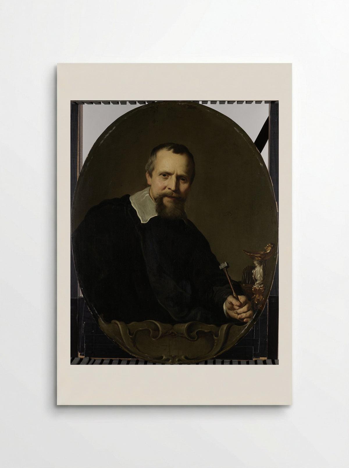 Portrait of the Silversmith Johannes Lutma - Jacob Adriaensz Backer - Poster