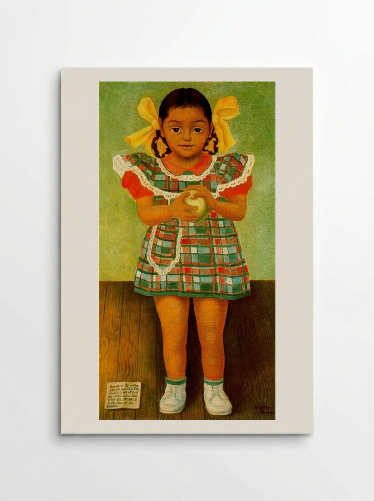 Portrait of the Young Girl Elenita Carrillo Flores - Diego Rivera - Poster