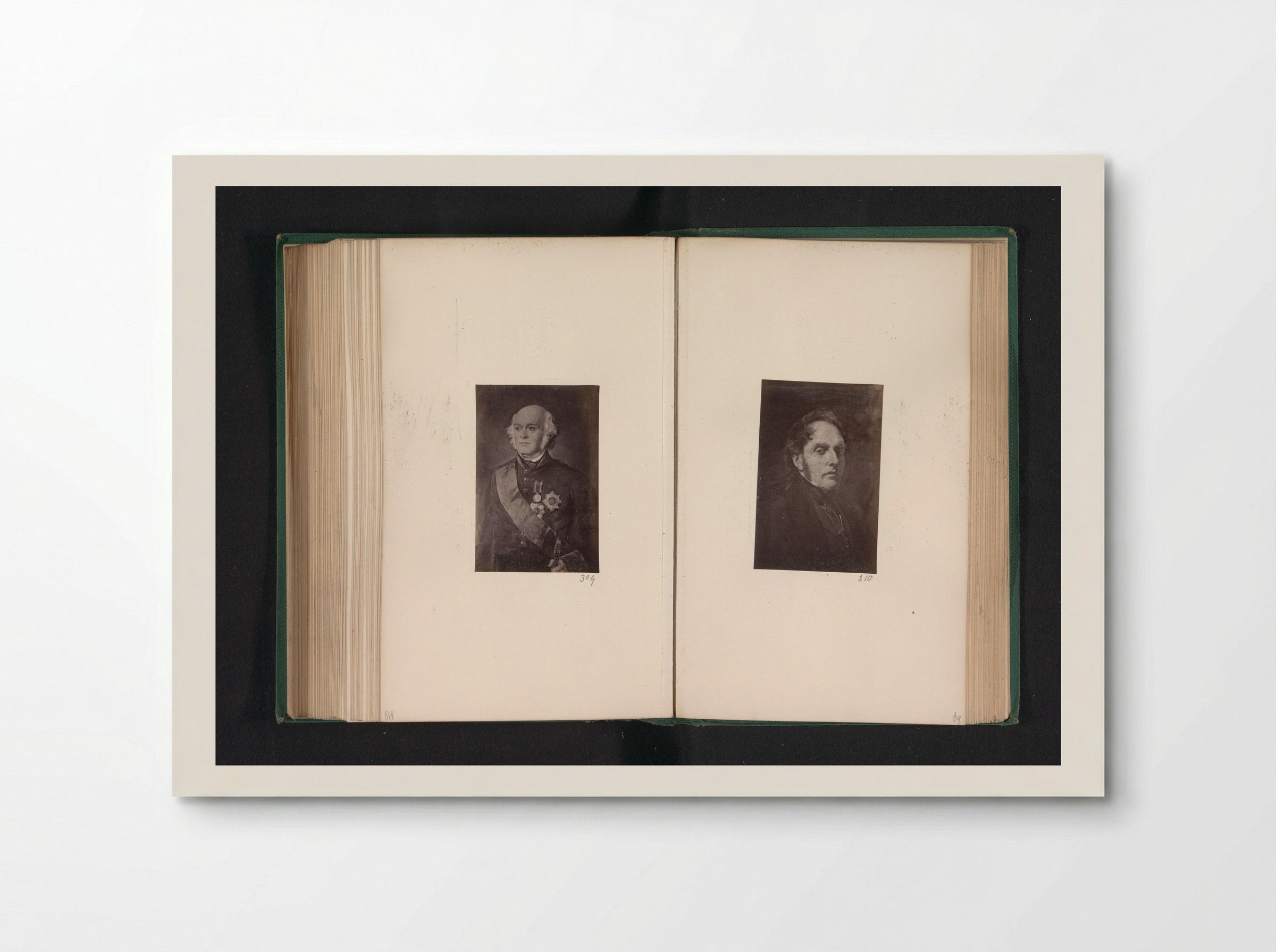 Portraits of James Bruce and an Unidentified Gentleman - Thomas Annan - Poster